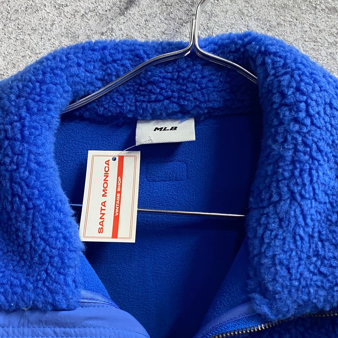 MLB 로스앤젤레스 빅로고 플리스 집업 B4060 상품이미지3