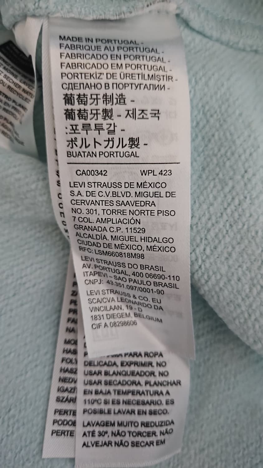 리바이스 LVC 1940's 베이 메도우 스웨트셔츠 스타라이트 블루 M 상품이미지7