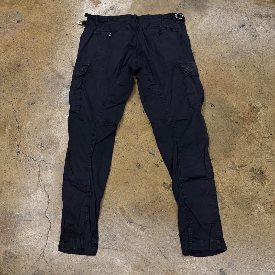 [정품/48] CP컴퍼니 블랙 카고 바지 b14 상품이미지3