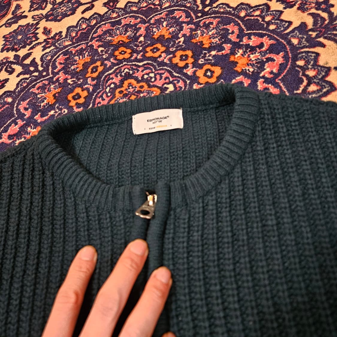 에스피오나지 레슬리 넥리스 투웨이 집업 가디건 상품이미지4