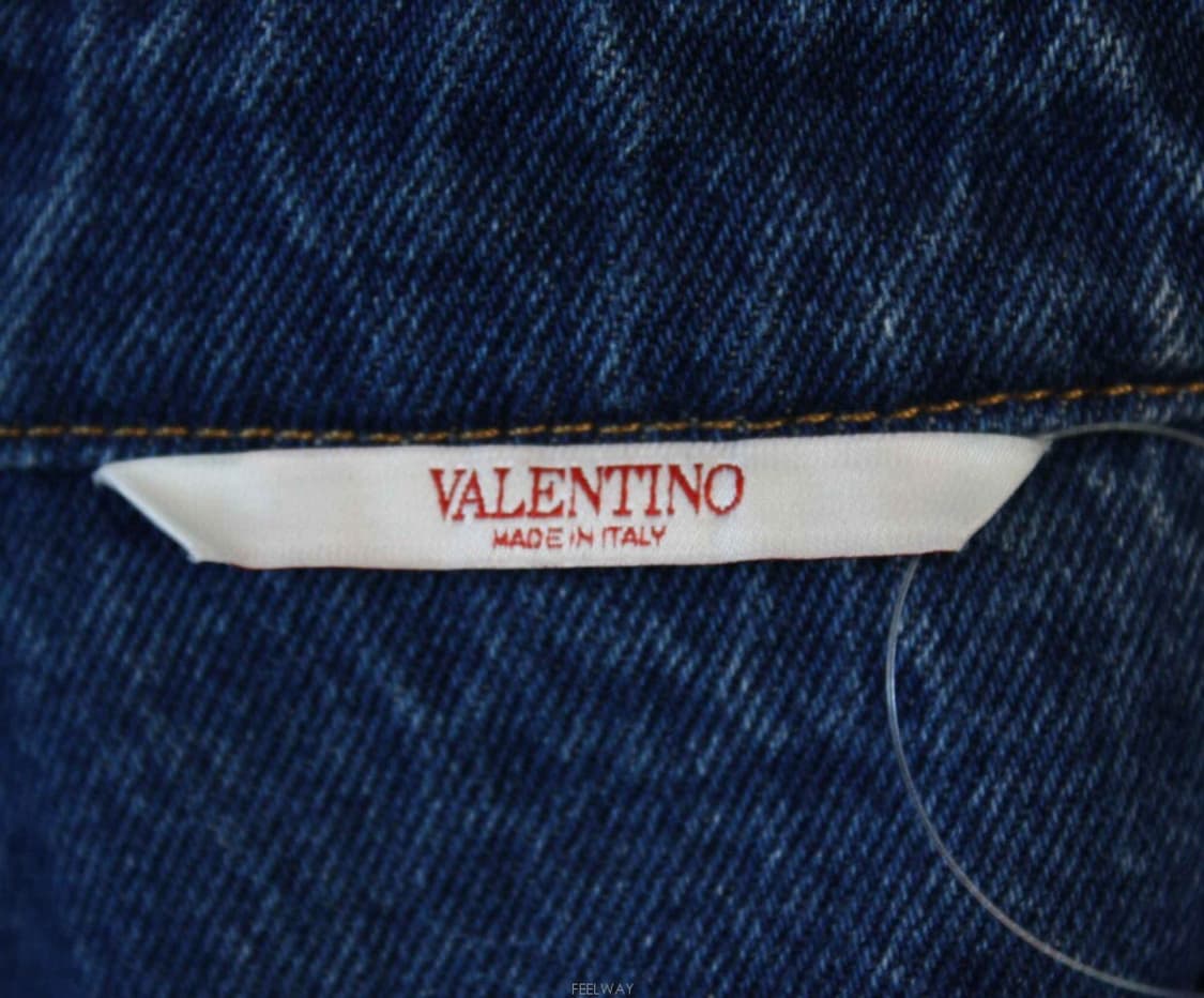 J-11549/발렌티노 매장판 남성용 빅로고 데님 셔츠 100 상품이미지3