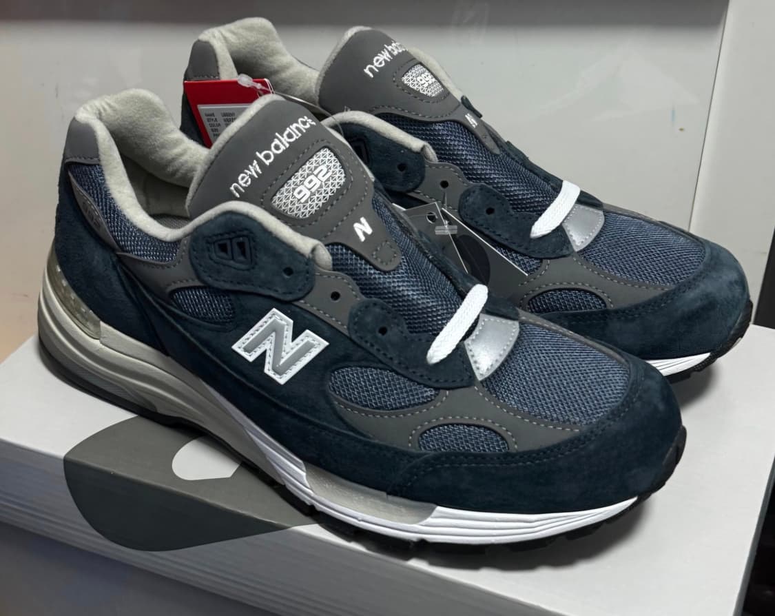 (275)뉴발란스 992 네이비 새상품  상품이미지1