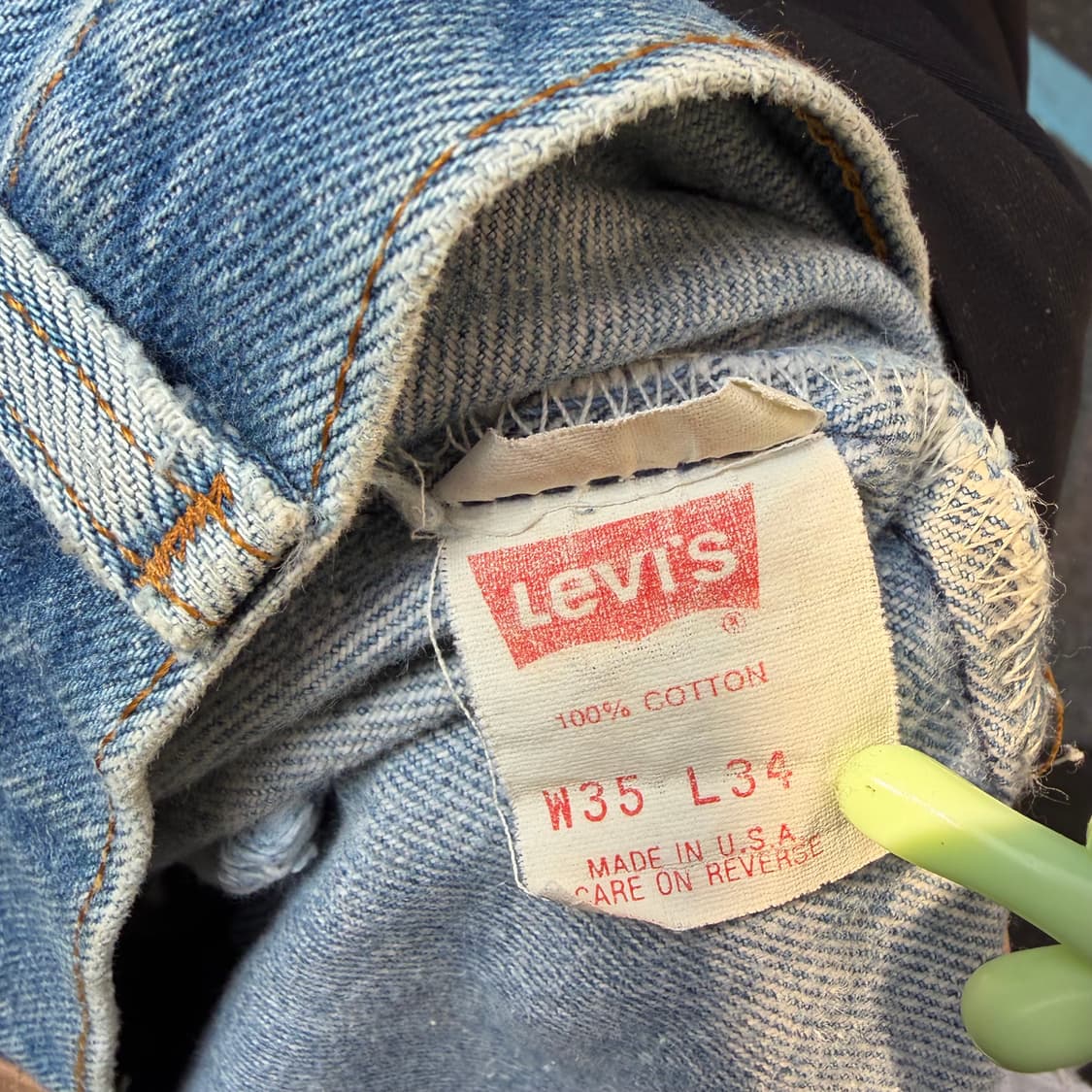 90s USA 빈티지 리바이스 501 W35 L34 상품이미지10