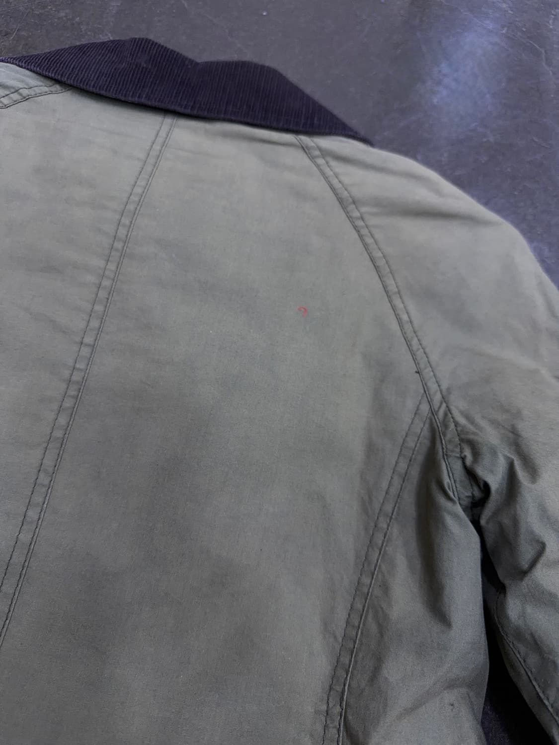 바버 로즈 비드넬 논왁스 자켓 올리브 UK8 상품이미지7