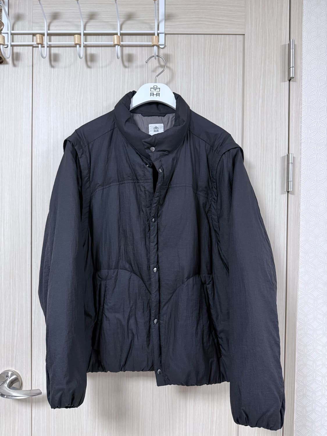 [3]폴리테루 26ss 모듈러 스냅 푸퍼 블랙 상품이미지1