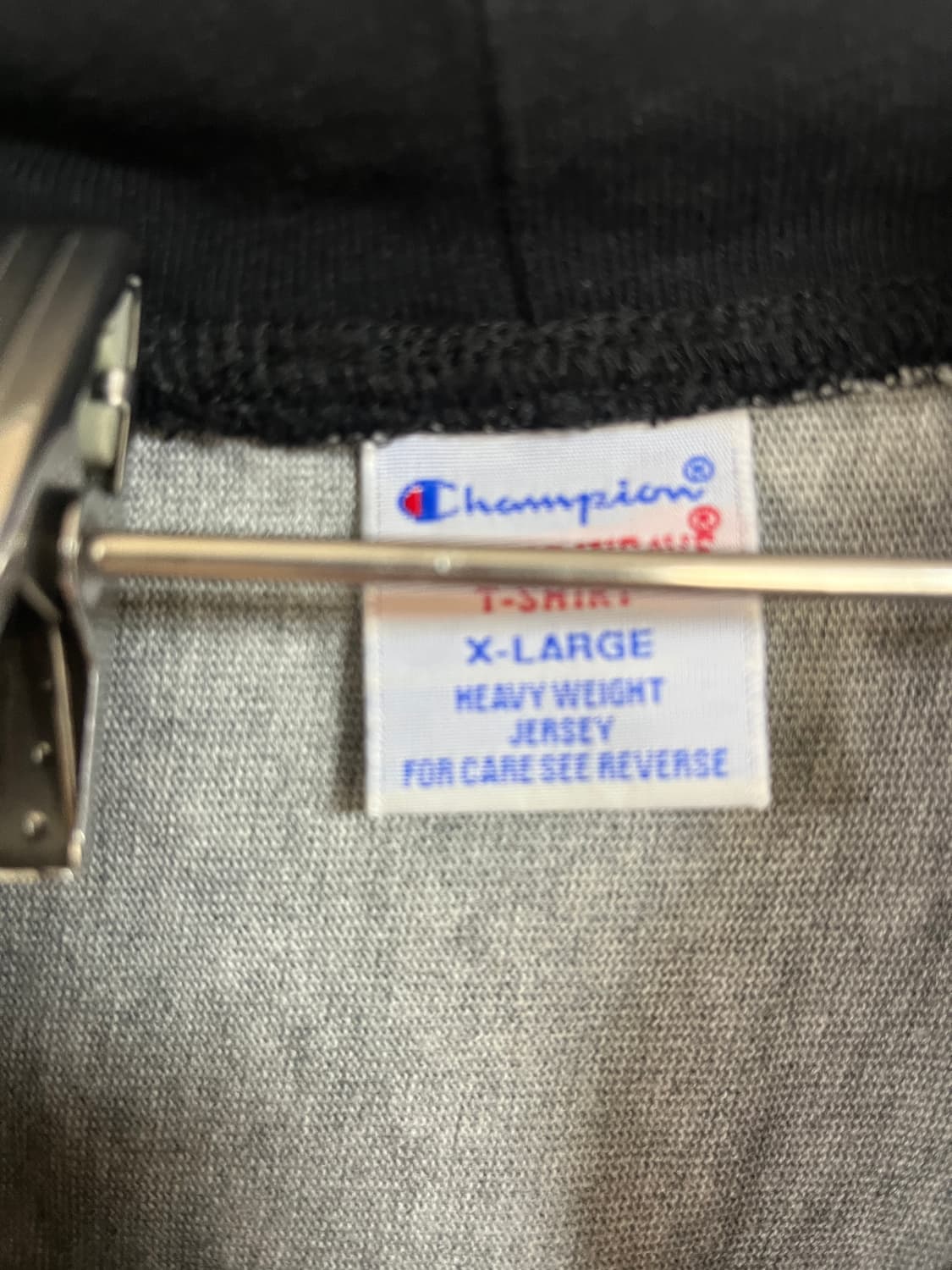 챔피언 배색 후드티셔츠 100~105 상품이미지3