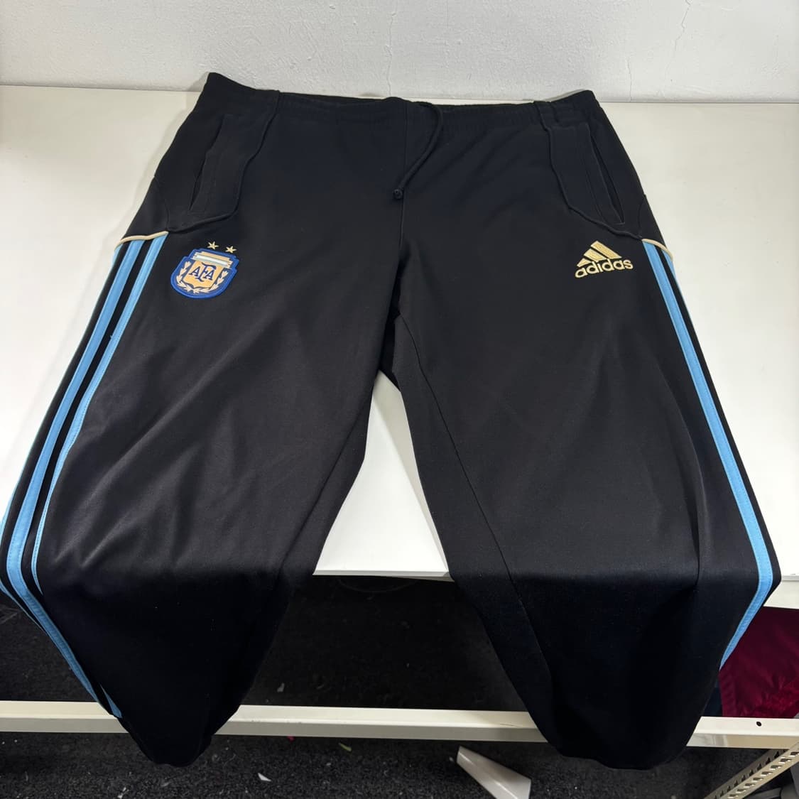 XL-XXL 아디다스풋볼 블랙 트레이닝 축구팬츠 상품이미지2