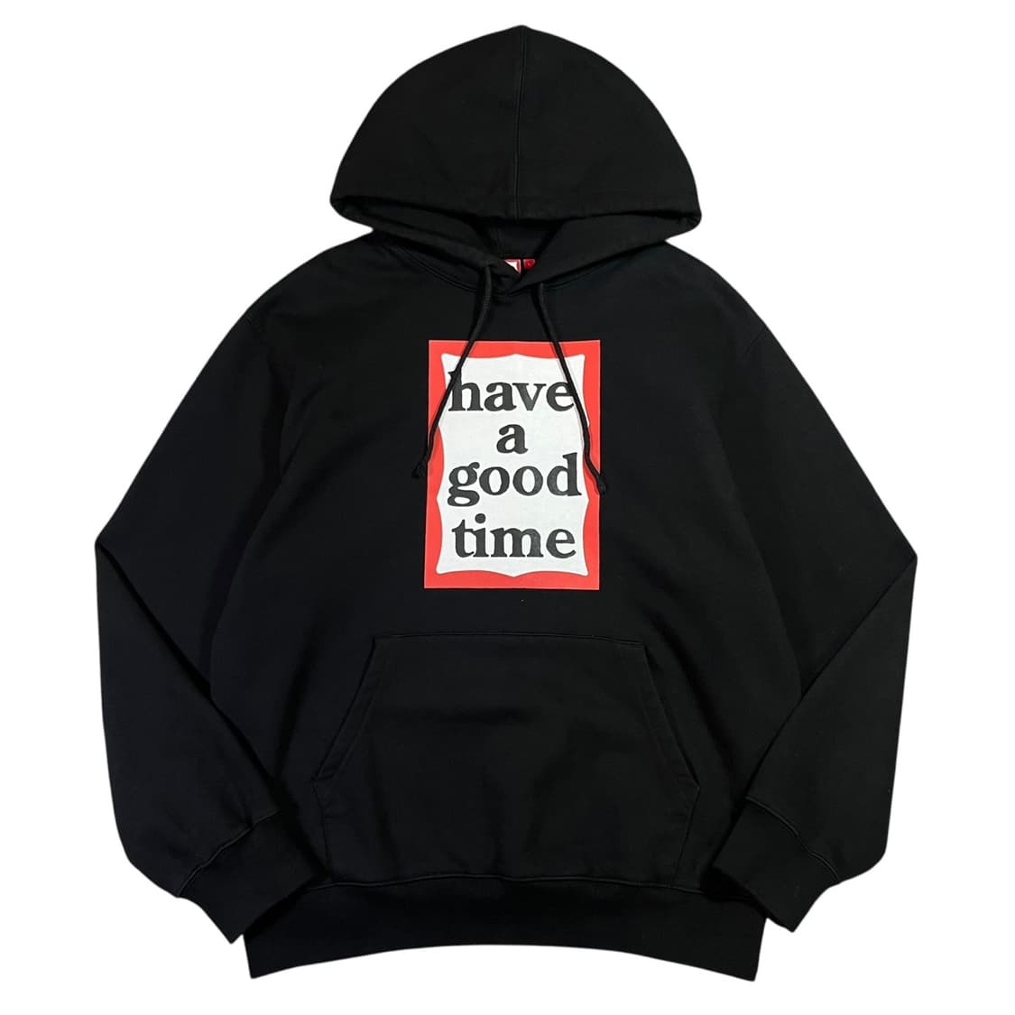 해브어굿타임 빅로고 후드티 상품이미지1
