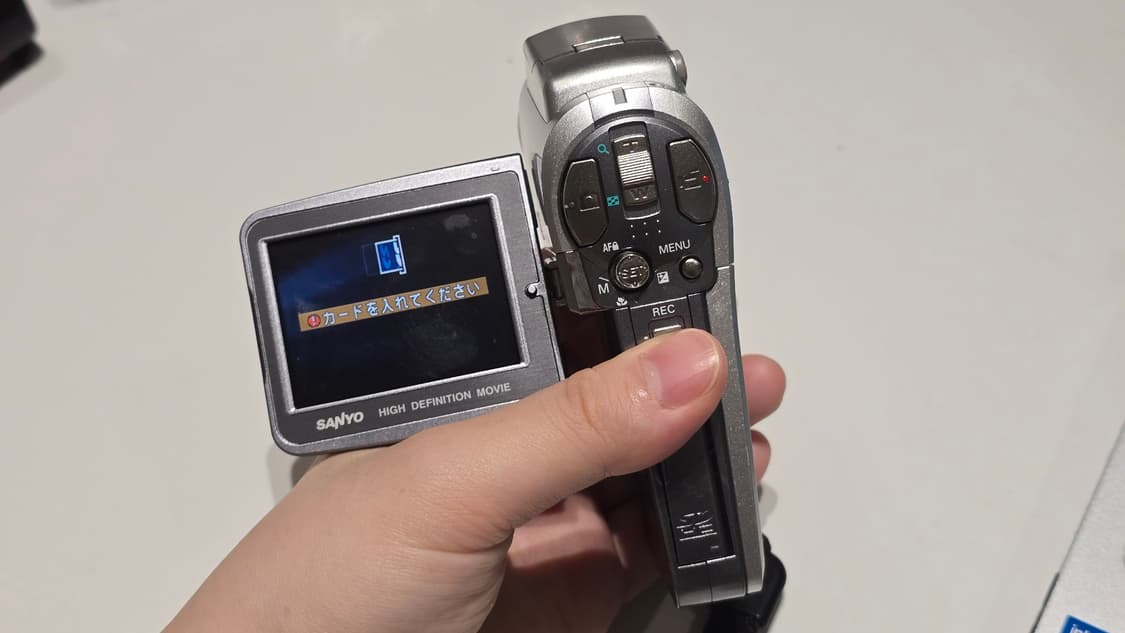 빈티지 캠코더 디지털카메라 디카 산요 작티 HD1A / 작례있음 상품이미지2