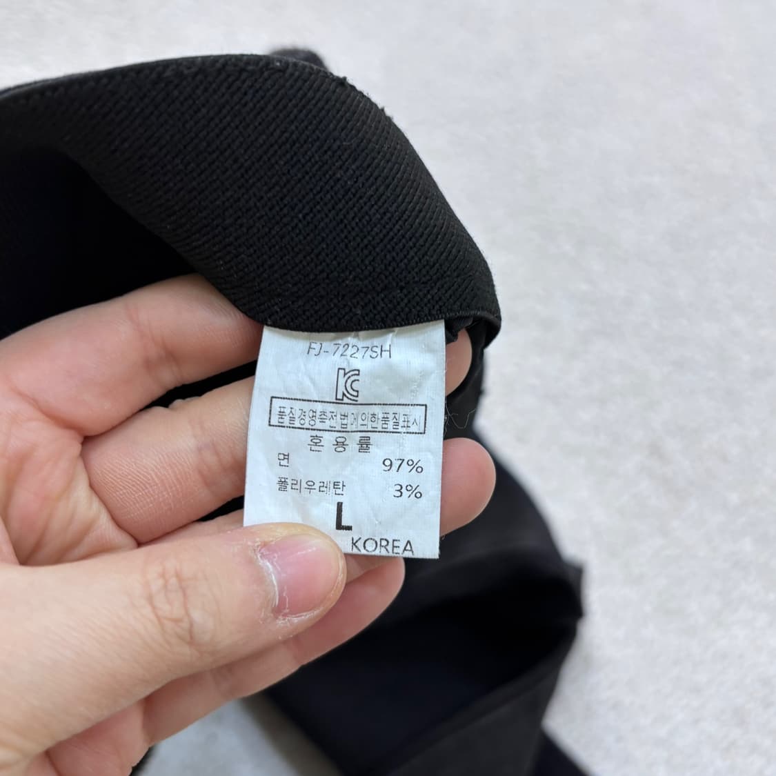 L 빈티지 여성 블랙 부츠컷 데님 팬츠 0414E 상품이미지3