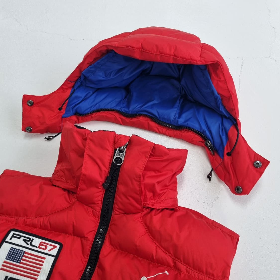 빈티지 폴로 빅포니 패딩 베스트 - S 상품이미지9