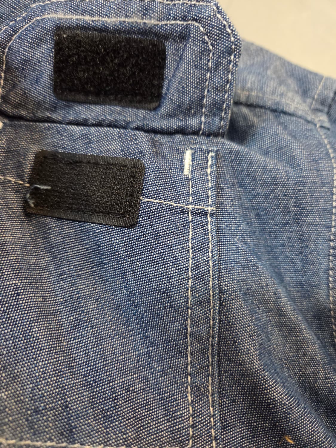 데님 워크 셔츠 자켓 블루(S) 상품이미지3