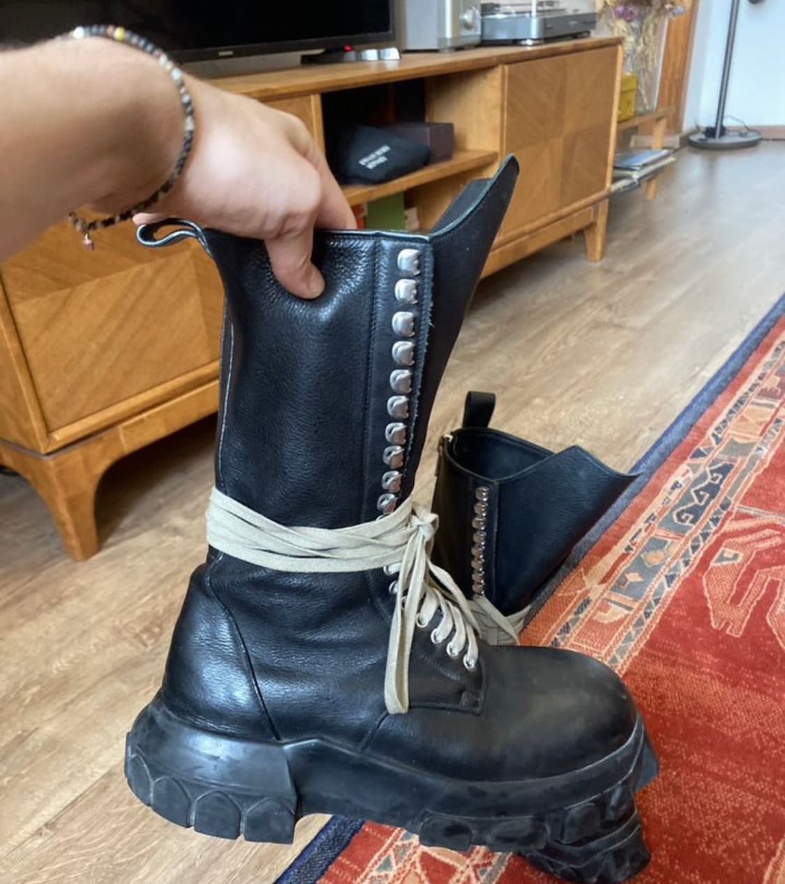 Rick Owens Bozo Tractor Boots  상품이미지3