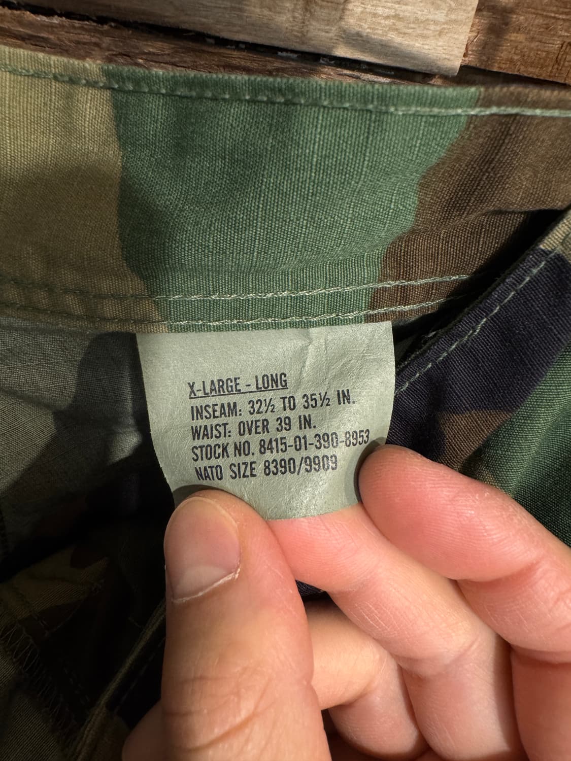 U.S.Army Woodland ripstop Combat Pants 상품이미지4