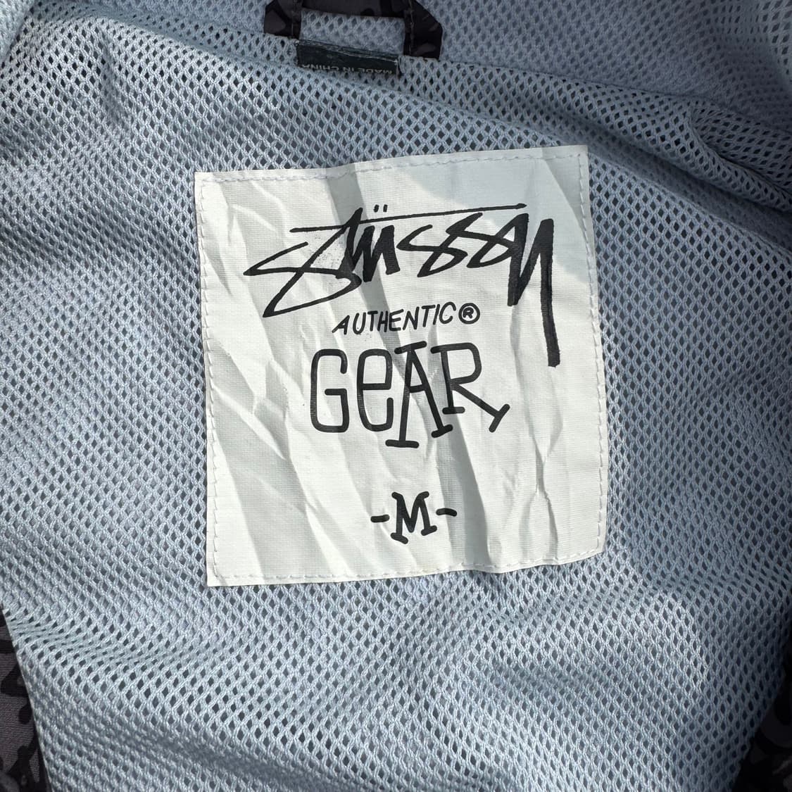[M-L] Stussy 어센틱 로고 풀 프린팅 바람막이 자켓 상품이미지8
