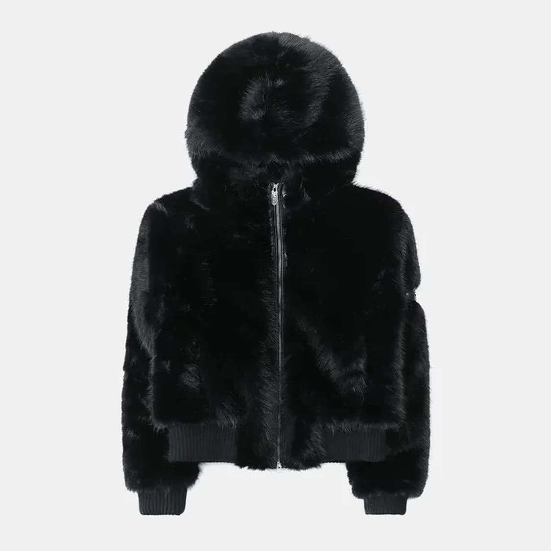 배드블러드 바이퍼81 후드 퍼 자켓 블랙 M 상품이미지1