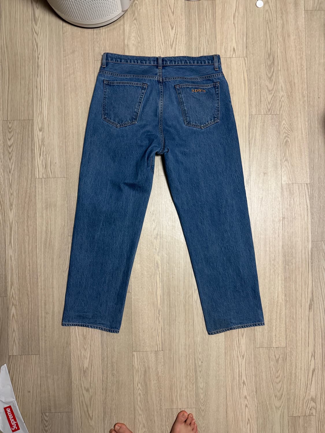 슈프림 레귤러 데님 워시드 인디고 상품이미지6