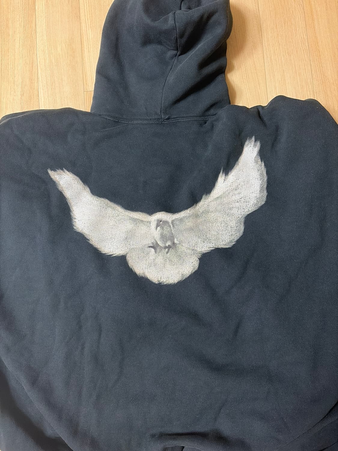 이지갭 도브 발렌시아가 후드 워시드 블랙 상품이미지1