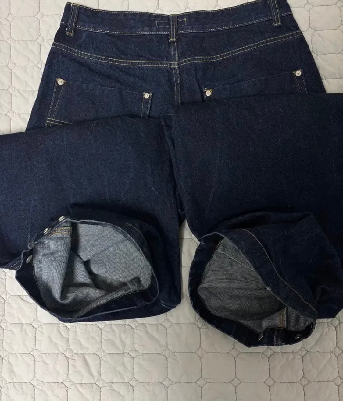 [2] 9999아카이브 더블니 데님팬츠 상품이미지7