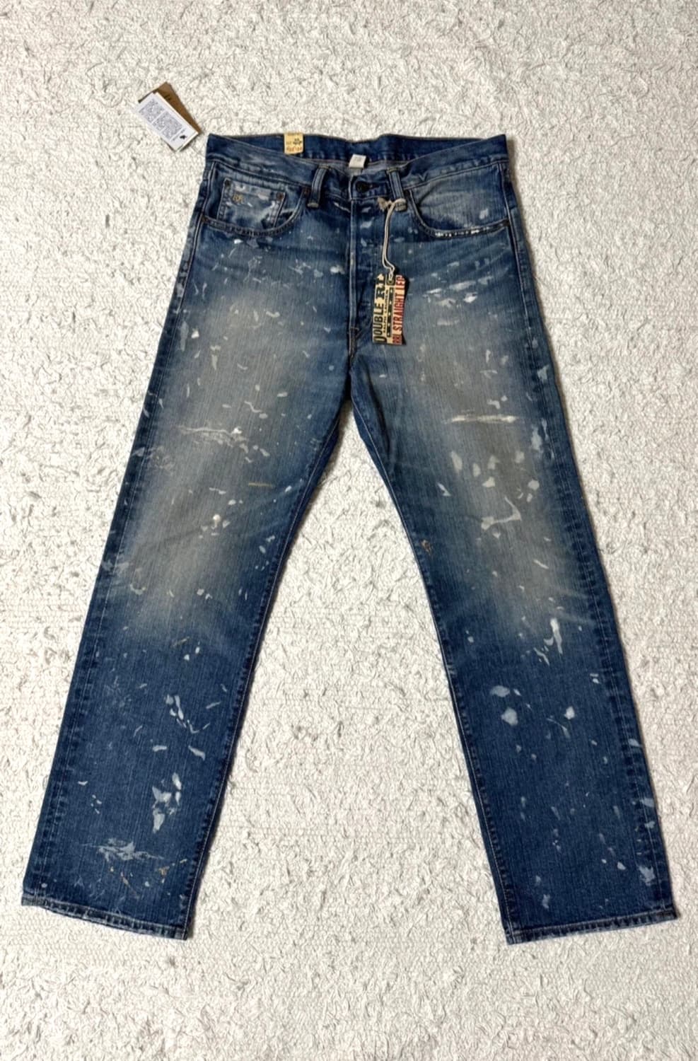 RRL 디스트레스트 진 스트레이트 / 32/30 상품이미지1