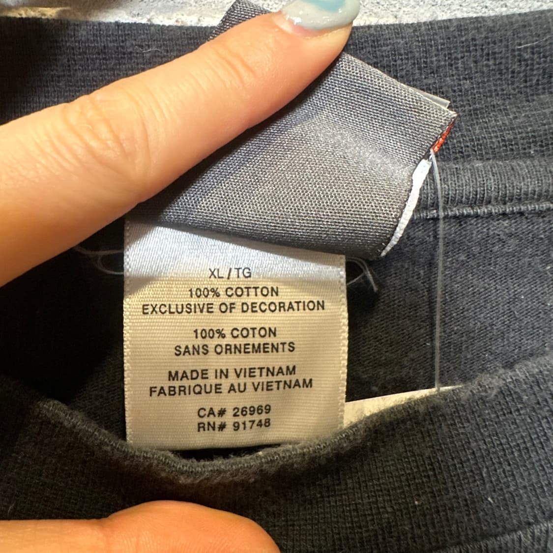 나이키 롱슬리브 캐나다 농구 크레스트 라운드넥 디테일 블랙 상품이미지6