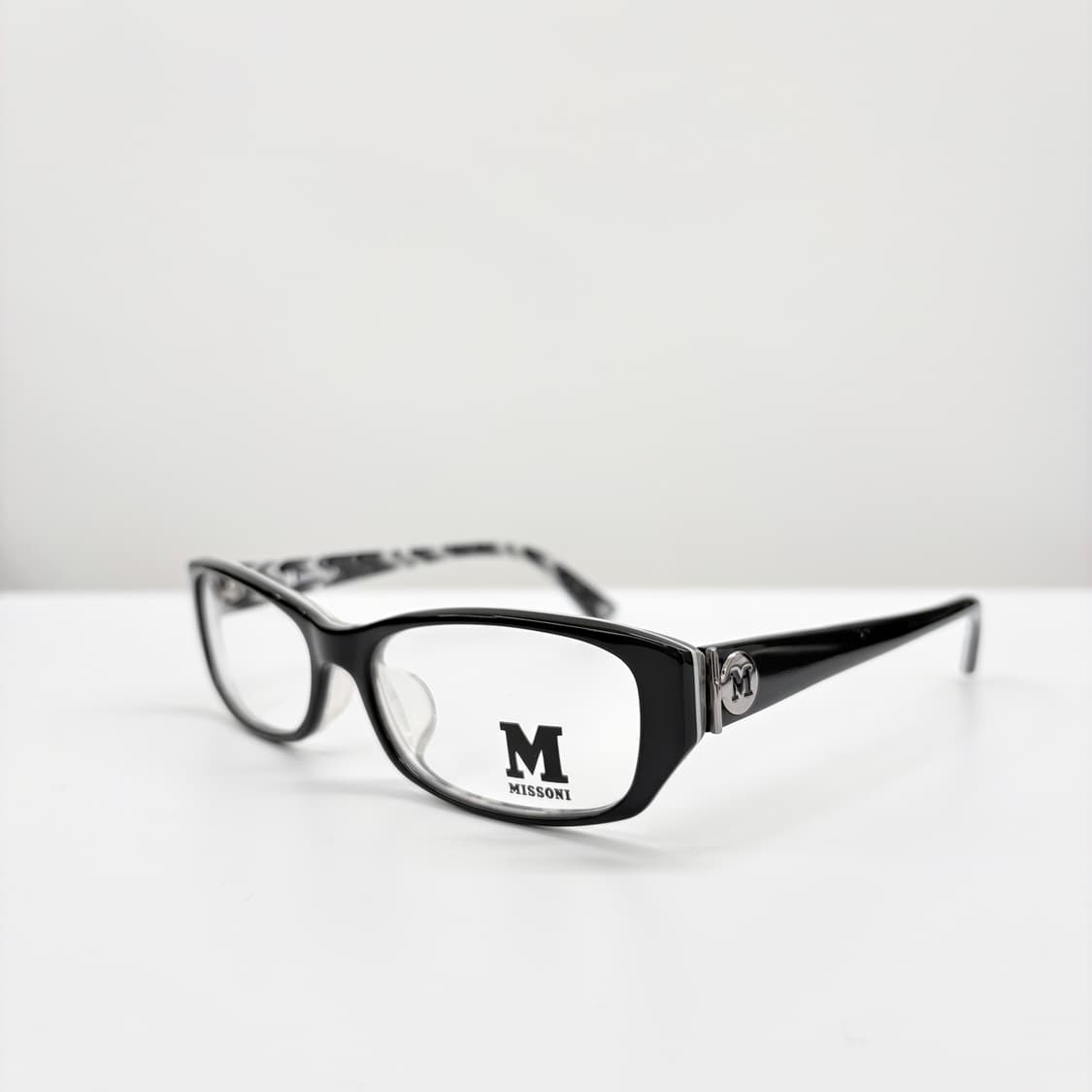 MISSONI 미쏘니 블랙 스퀘어 빈티지뿔테 상품이미지2