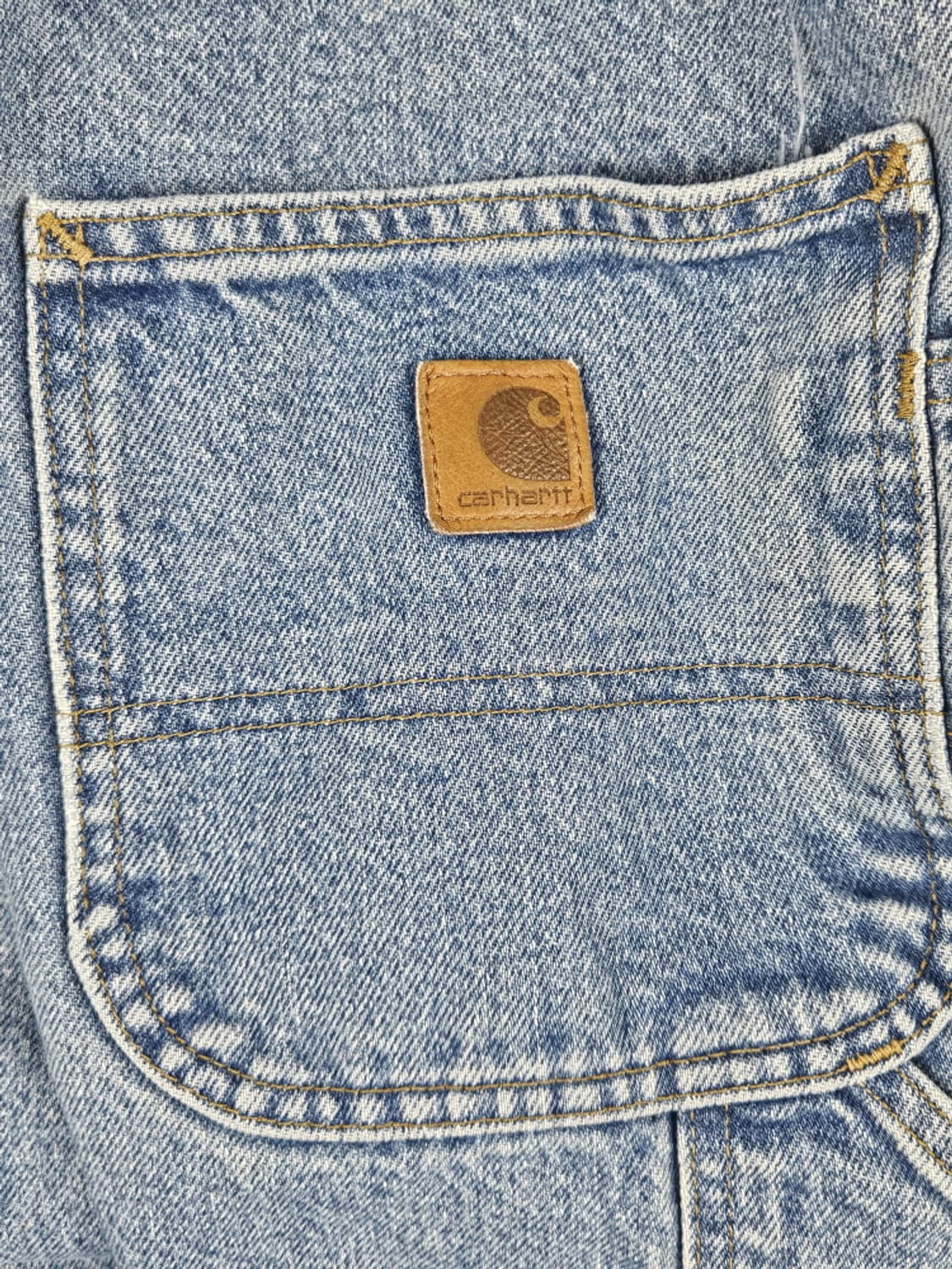 칼하트 헤비 플란넬 체크 데님 워크 팬츠 ( 31" ) / 10047 상품이미지8