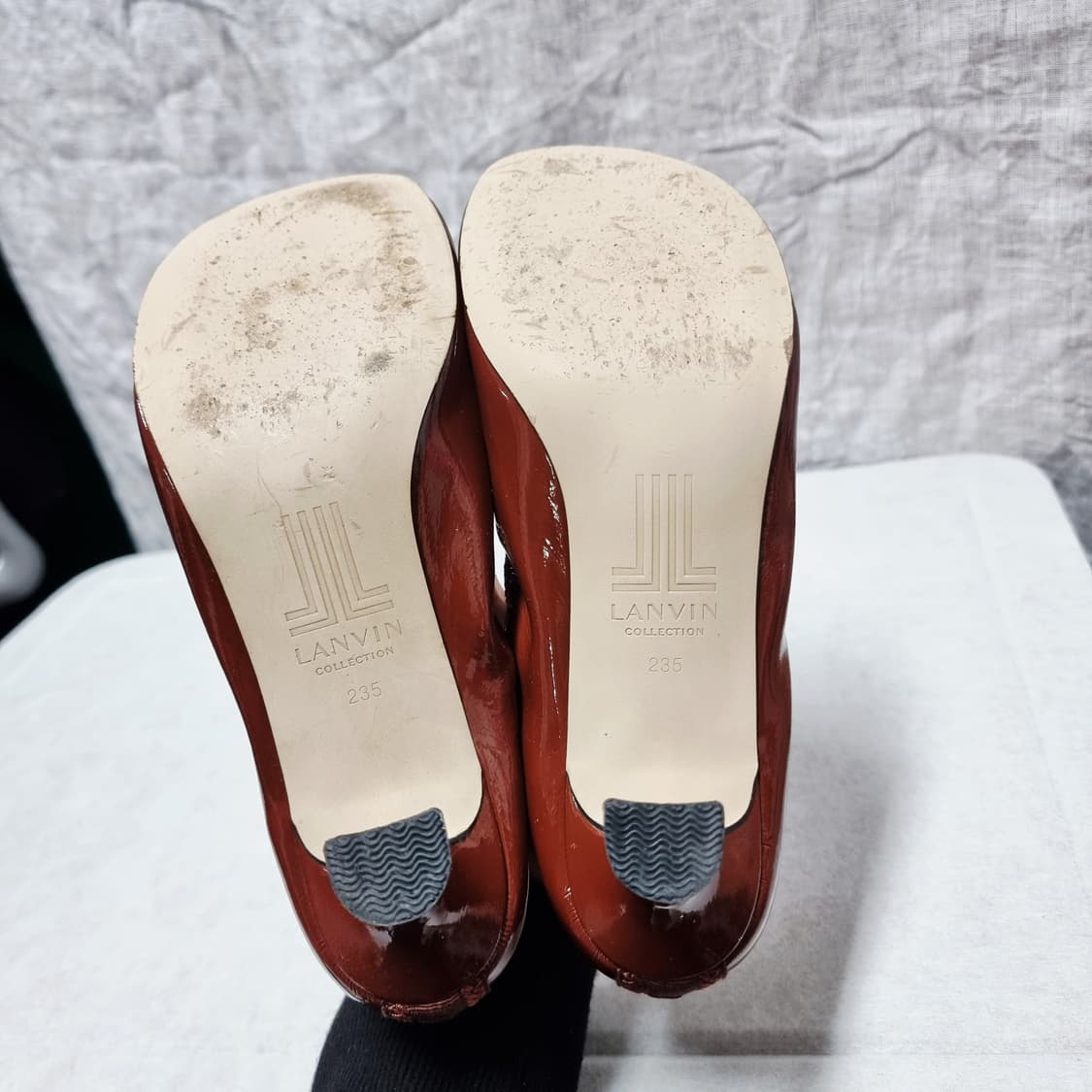 랑방컬렉션 밴딩 구두 키튼힐 슈즈 신발 힐 (235mm) 상태최상 상품이미지7