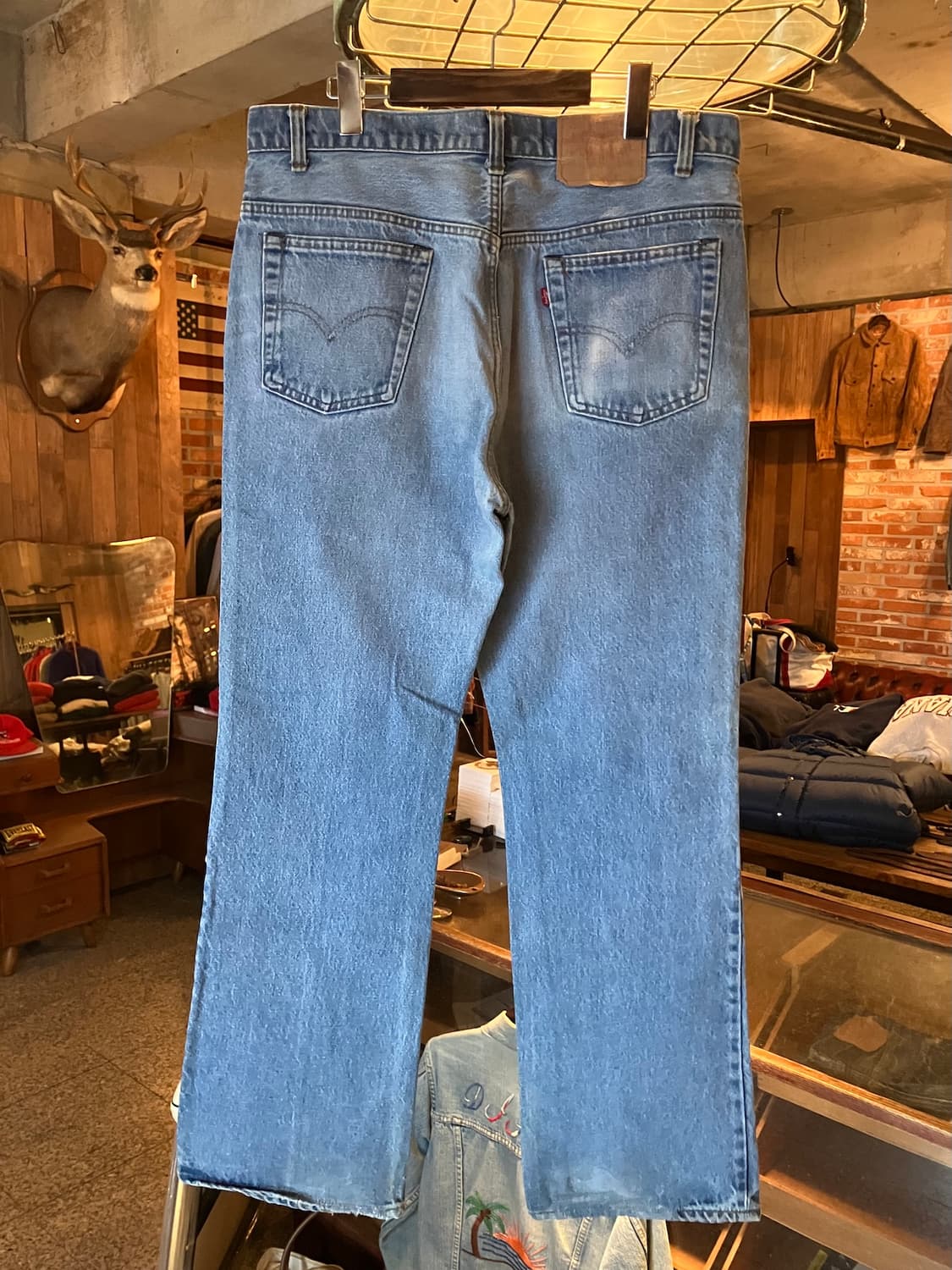 80s USA 빈티지 리바이스 517 부츠컷 데님 팬츠 상품이미지5