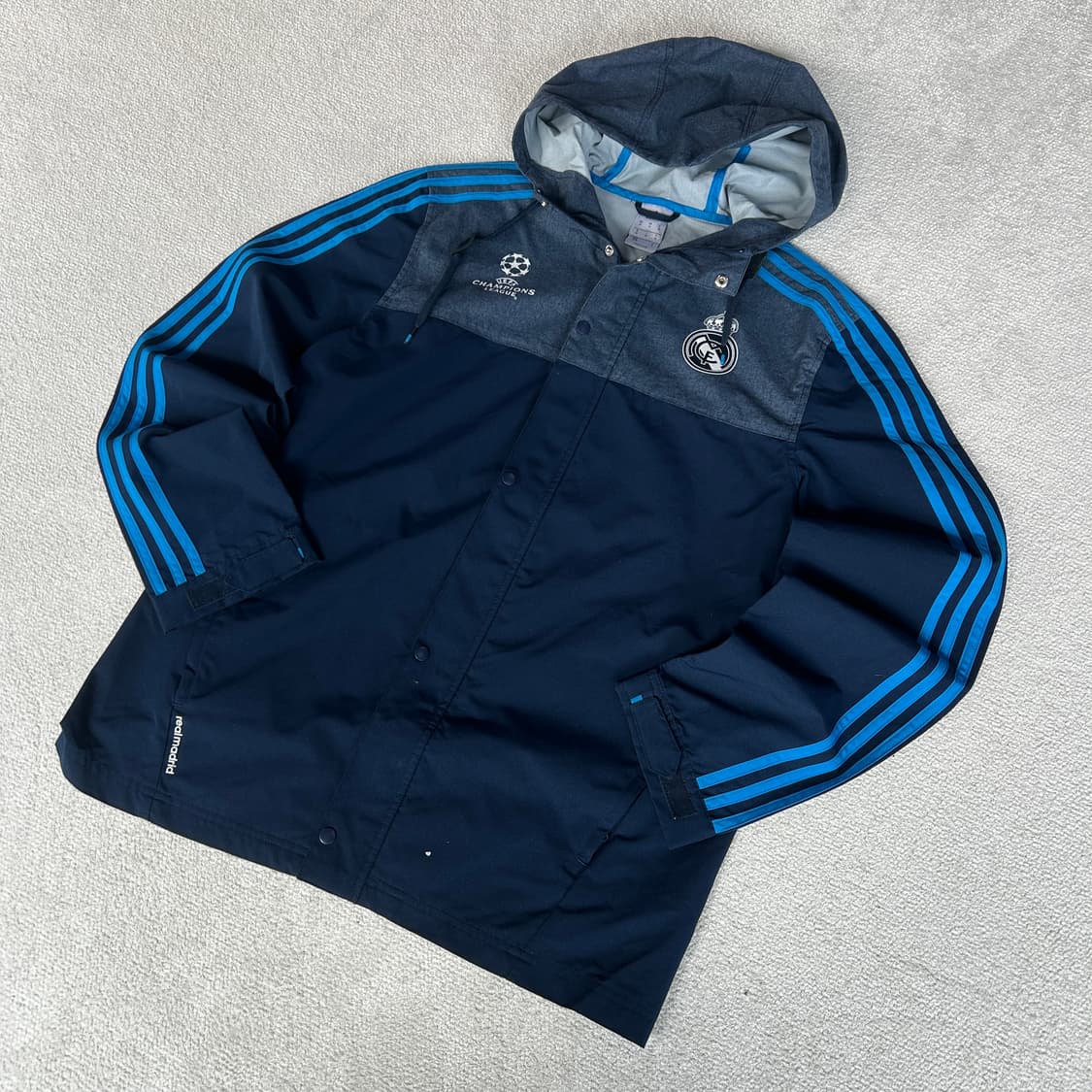 아디다스 레알마드리드 바람막이 자켓 m 상품이미지1