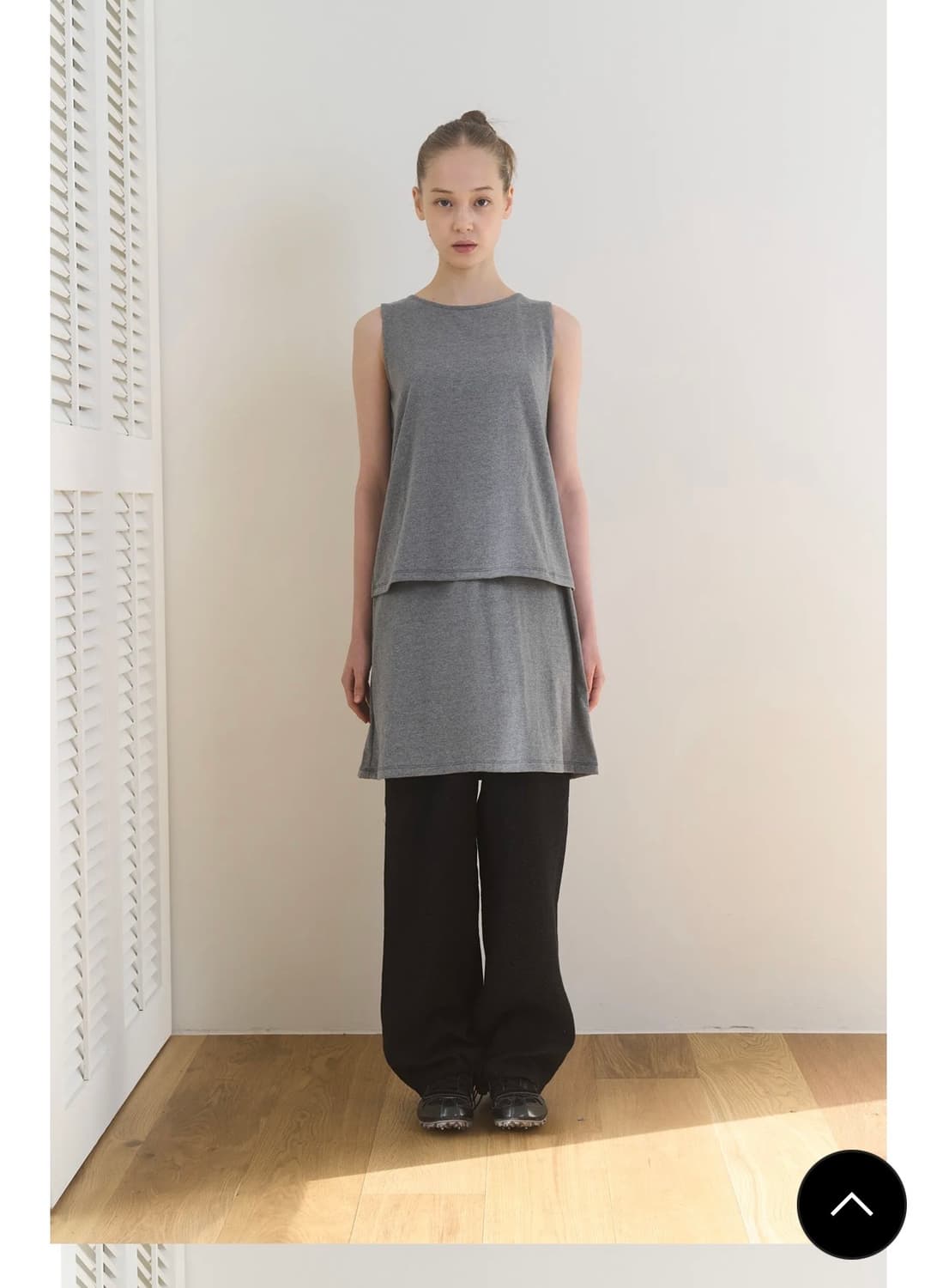 layerd midi dress dark moon 상품이미지2