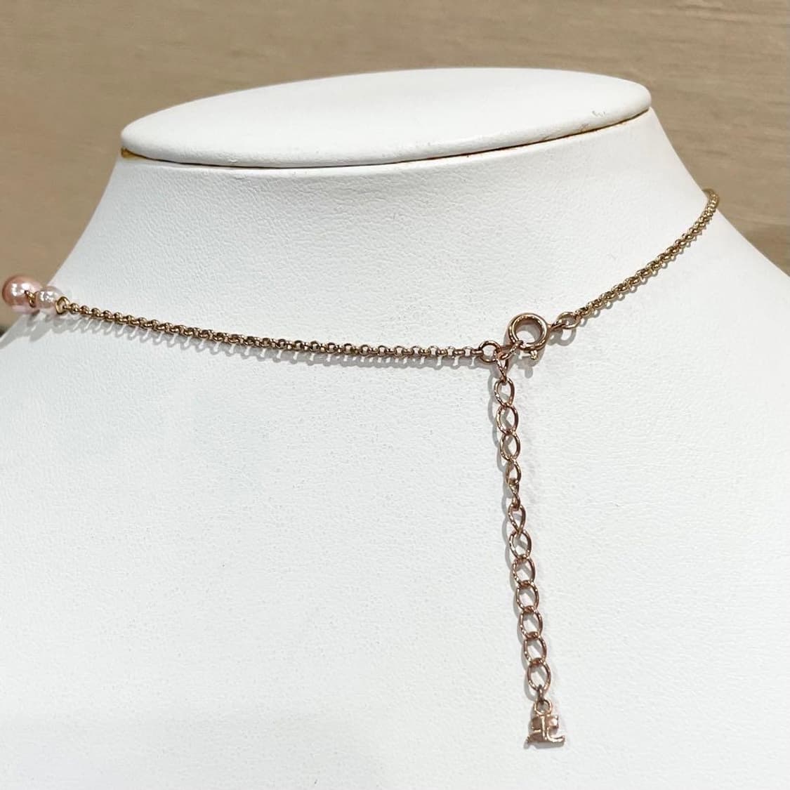 초희귀 💗 꾸레쥬 빈티지 진주 목걸이 (핑크) 상품이미지3