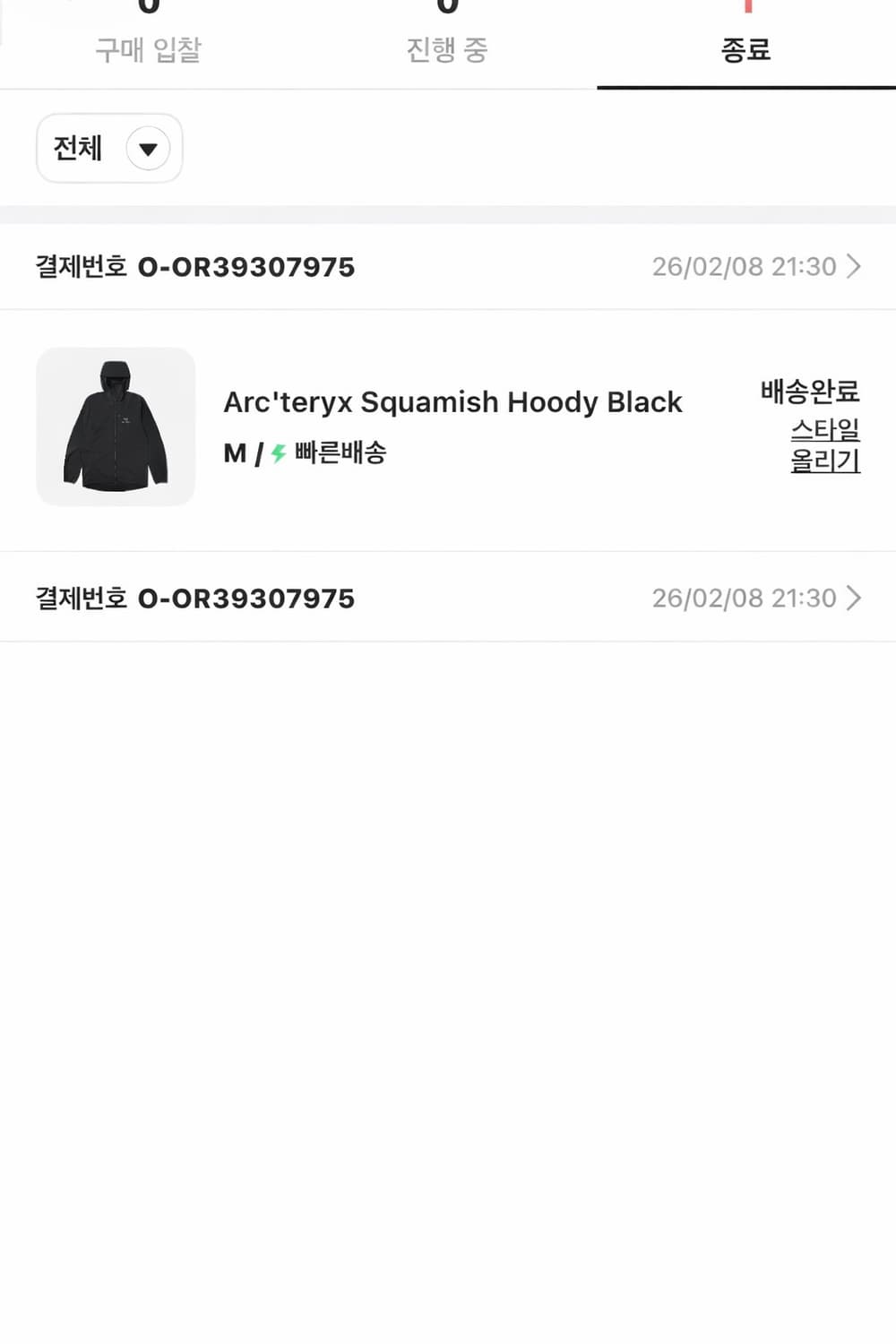 아크테릭스 스쿼미시후디 상품이미지3