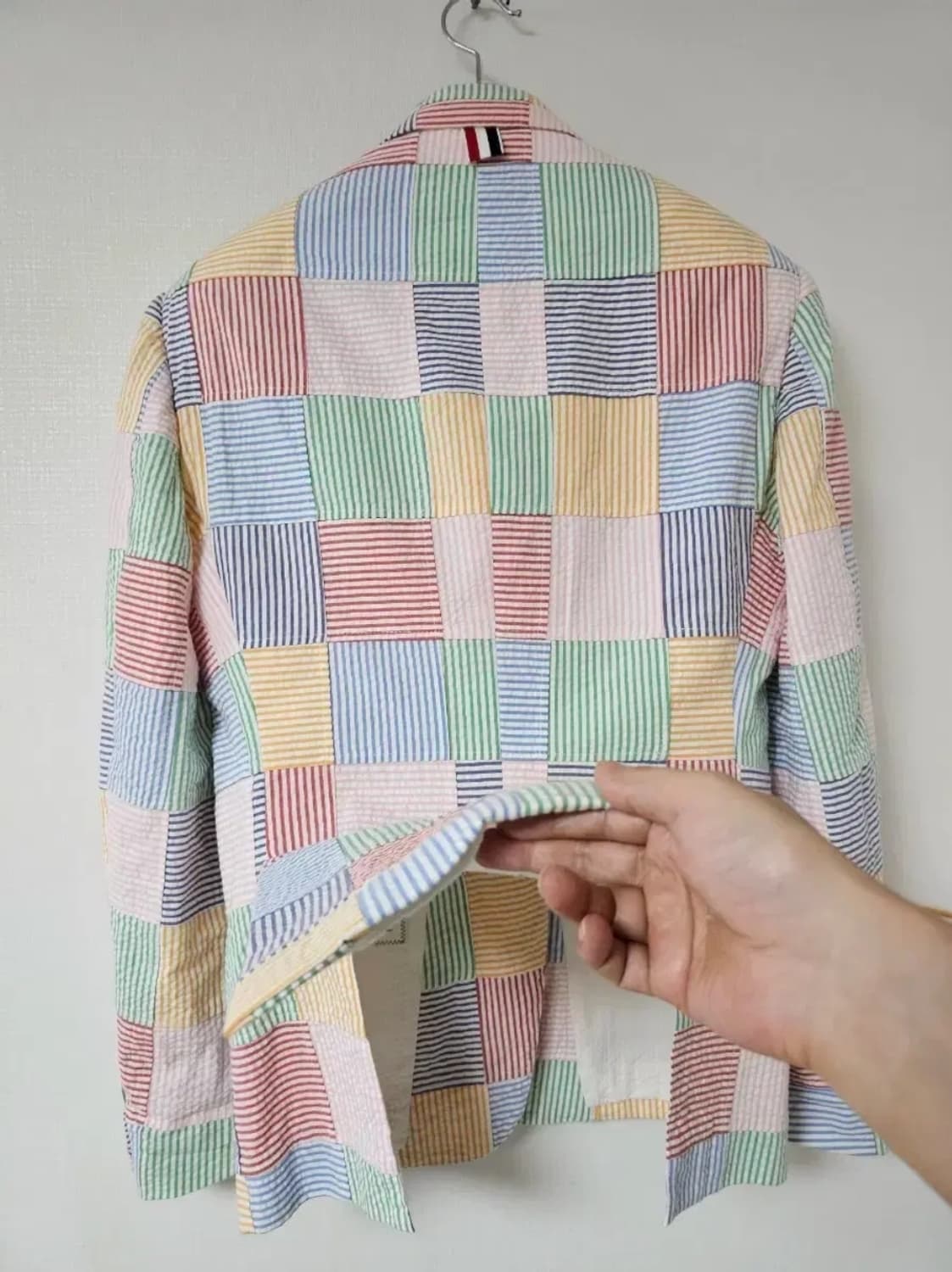 톰브라운 패치워크 시어서커 자켓(2/100) 상품이미지3