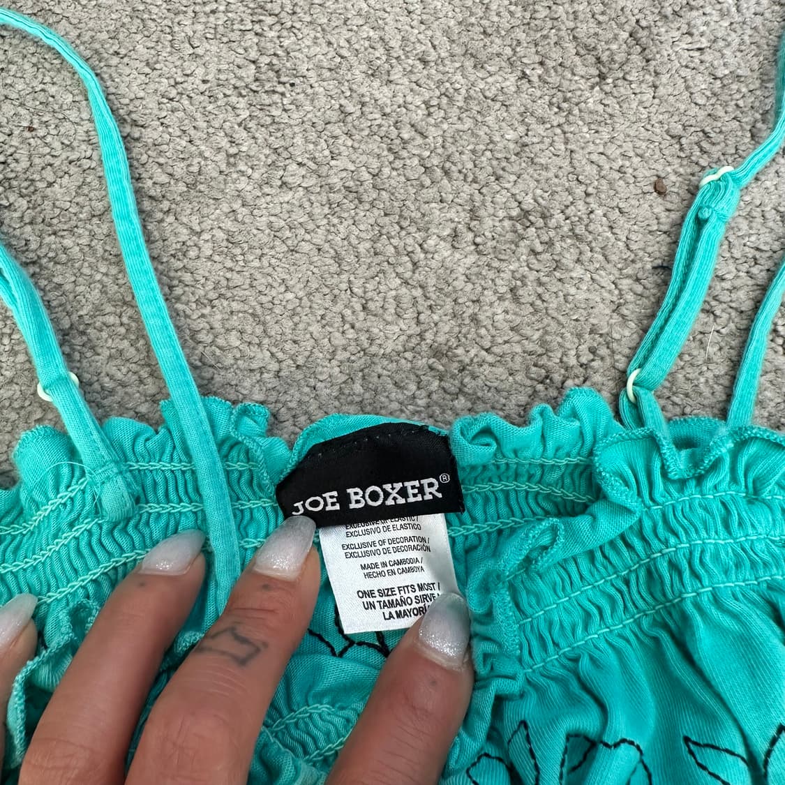 빈티지 Joe Boxer 민트 스모크 밴딩 뷔스티에F 상품이미지4
