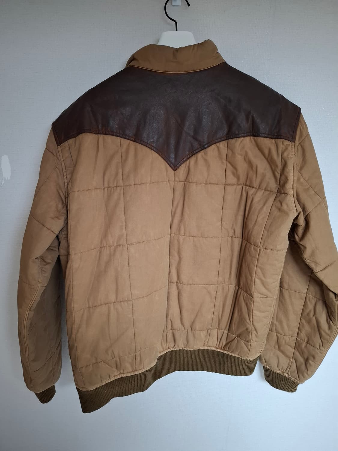 XL 더블알엘 레더 요크 패딩 퀼팅 자켓 상품이미지9