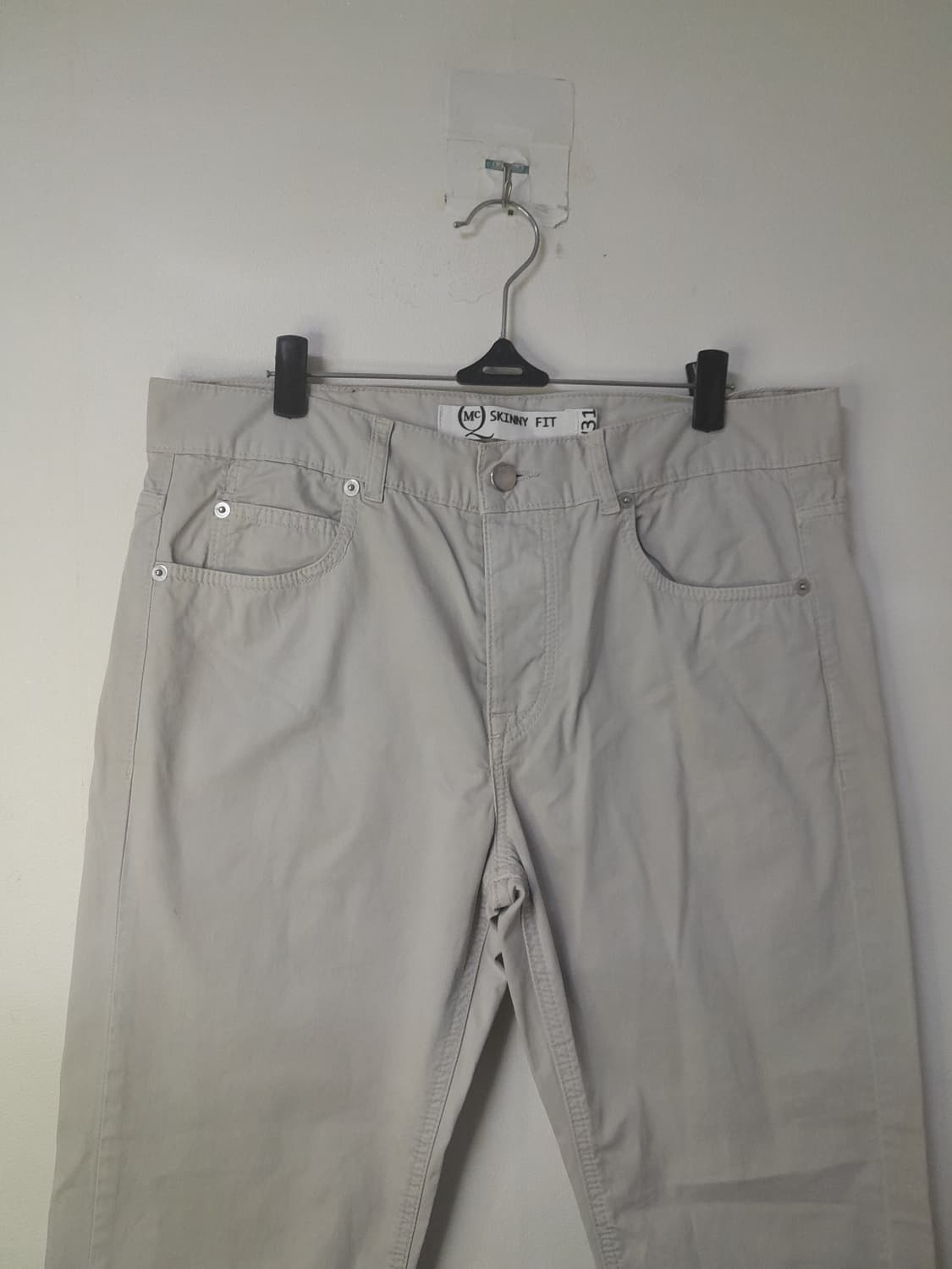 알렉산더 맥퀸 아이보리 코튼바지 32" 상품이미지2