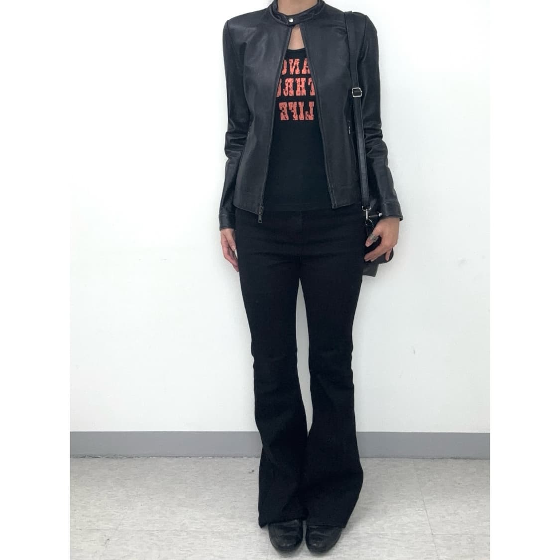 빈티지 블랙 리얼 레더 가죽 자켓 상품이미지5