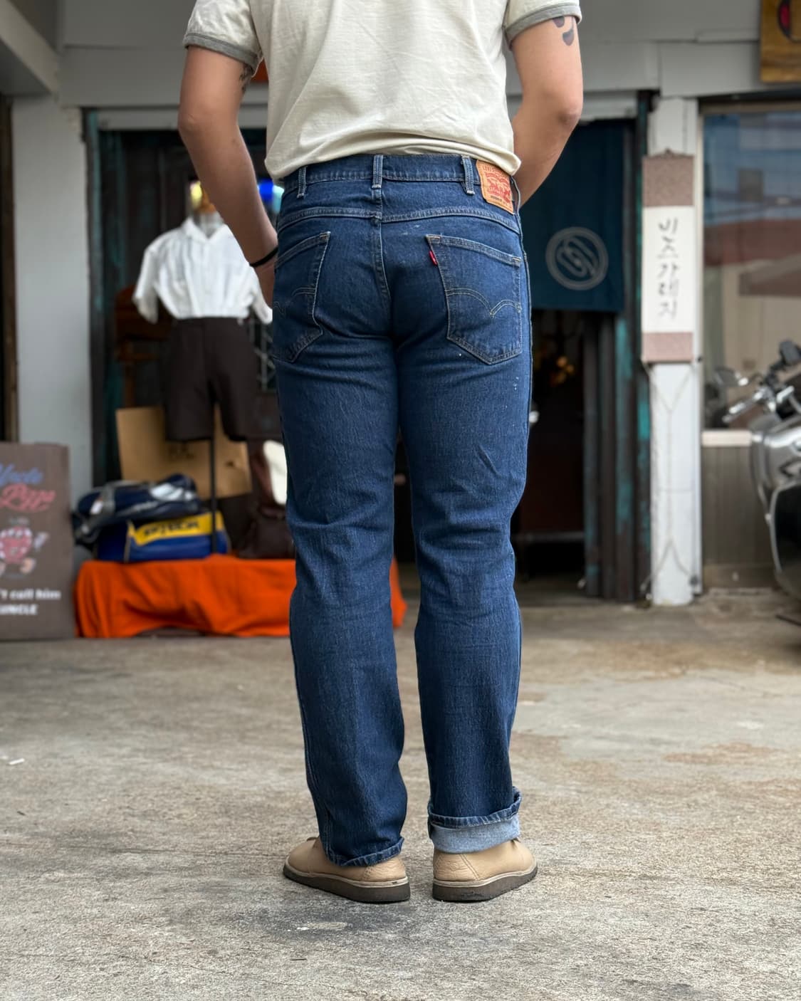 리바이스 웨스턴 핏 데님 팬츠 33 상품이미지9