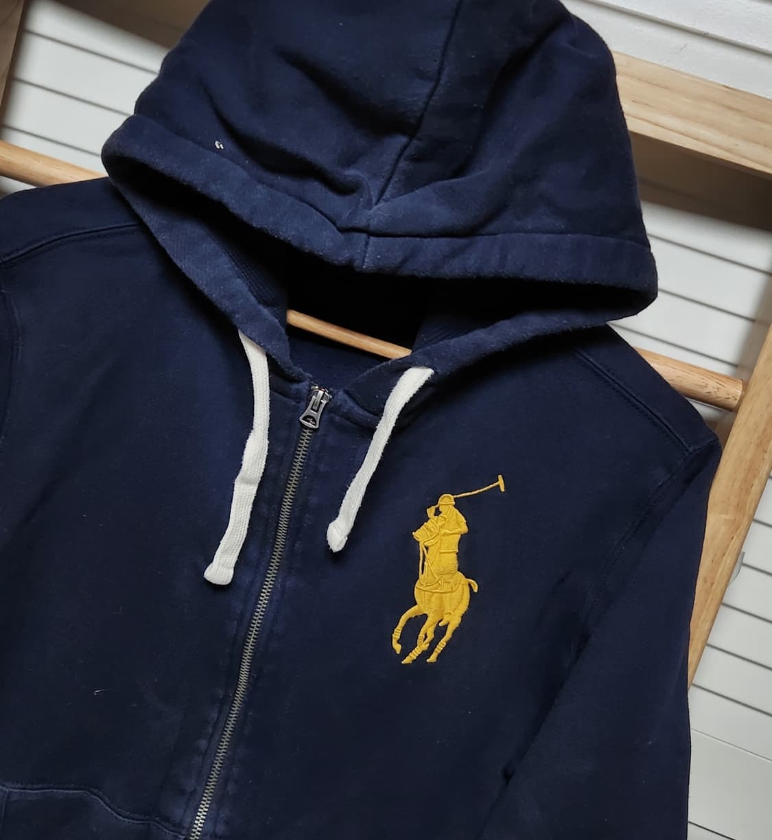 폴로 랄프로렌 빅포니 딥네이비 후드집업 자켓 상품이미지3