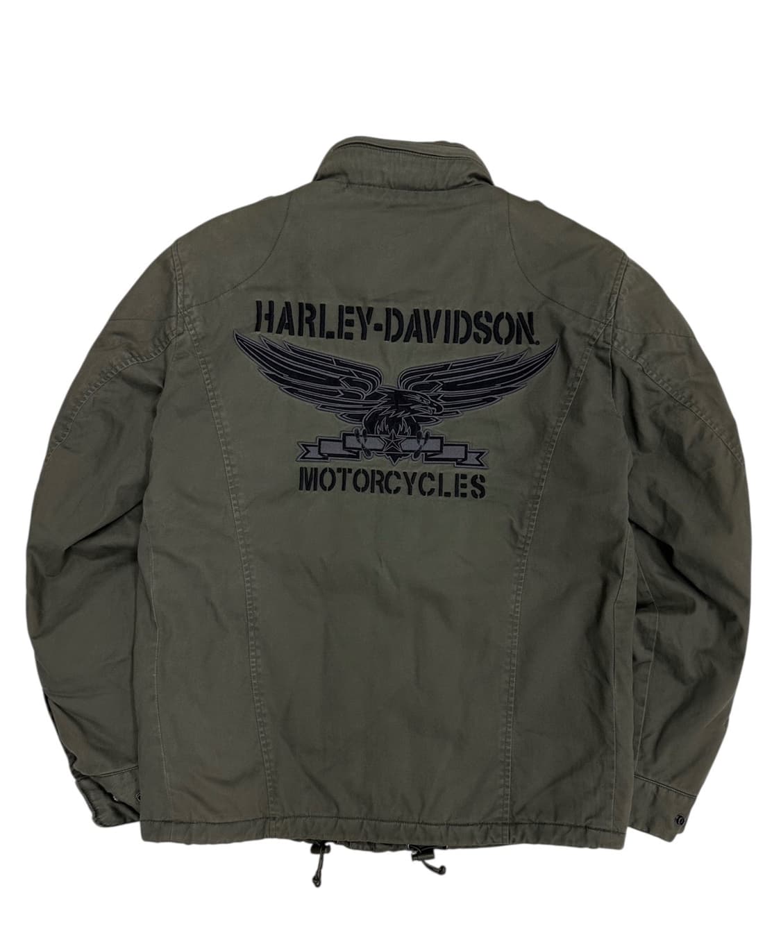 00s 할리데이비슨 밀리터리 자켓 카키 (S~L) 상품이미지2