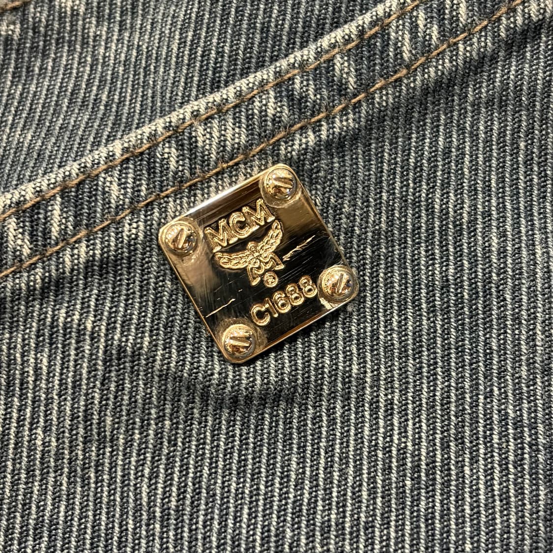 [38] 엠씨엠 MCM 이태리 빈티지 데님 청바지 블루 팬츠 C474 상품이미지5