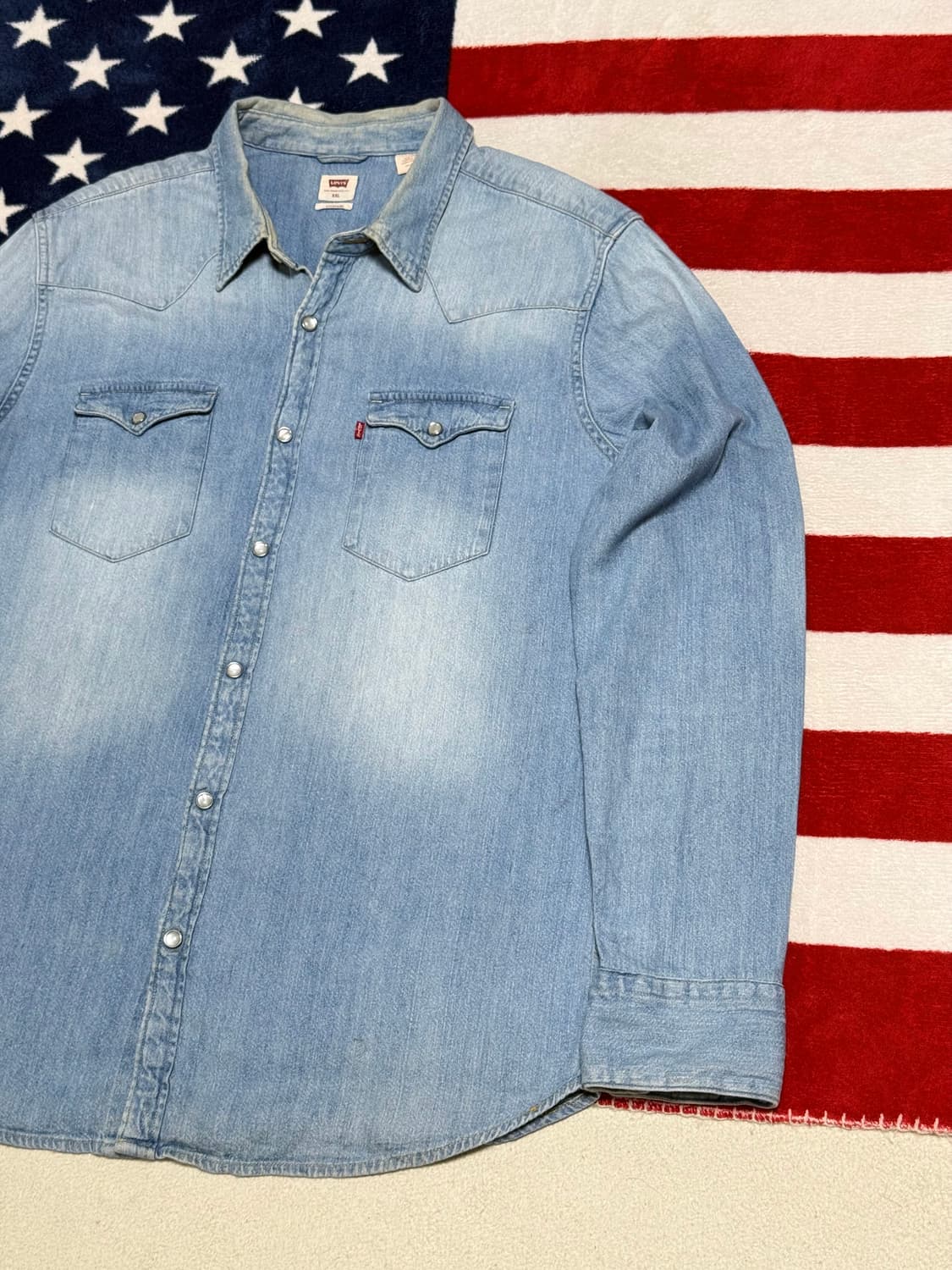 리바이스 웨스턴데님셔츠 Levi’s western shirt 빈티지 XL 상품이미지3