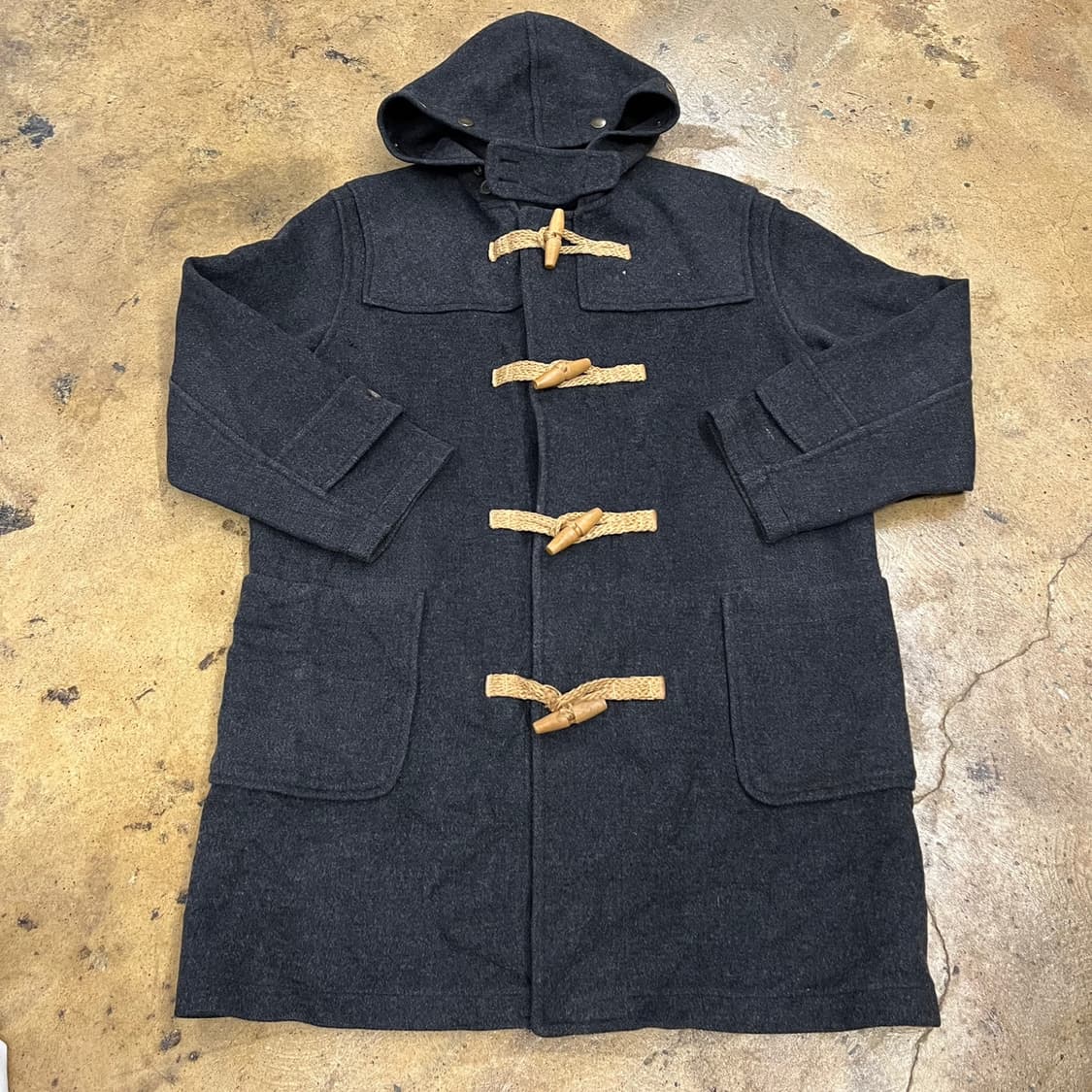 폴로 랄프로렌 차콜 떡볶이 더플 코트 상품이미지2