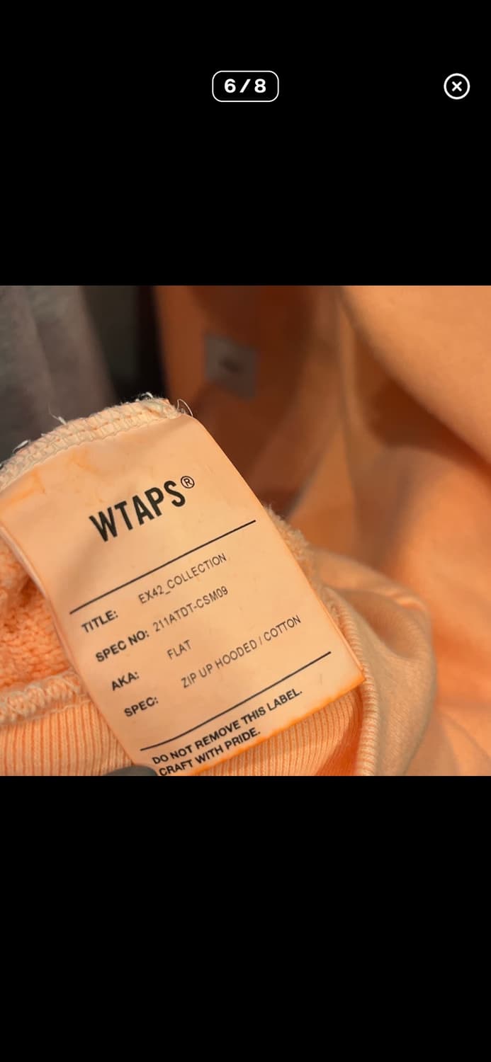 Wtaps 21 ss flat Hood zip-up 상품이미지6