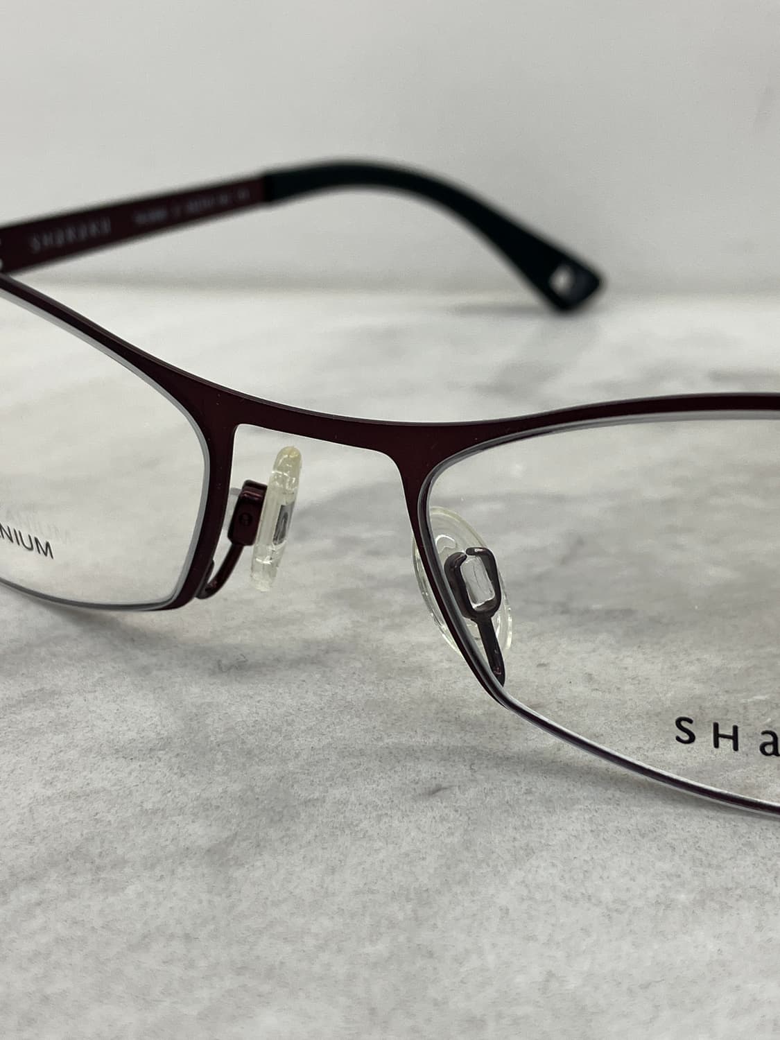 사라쿠 SHARAKU 엔틱 레드 스퀴벌 메탈테 안경 상품이미지5