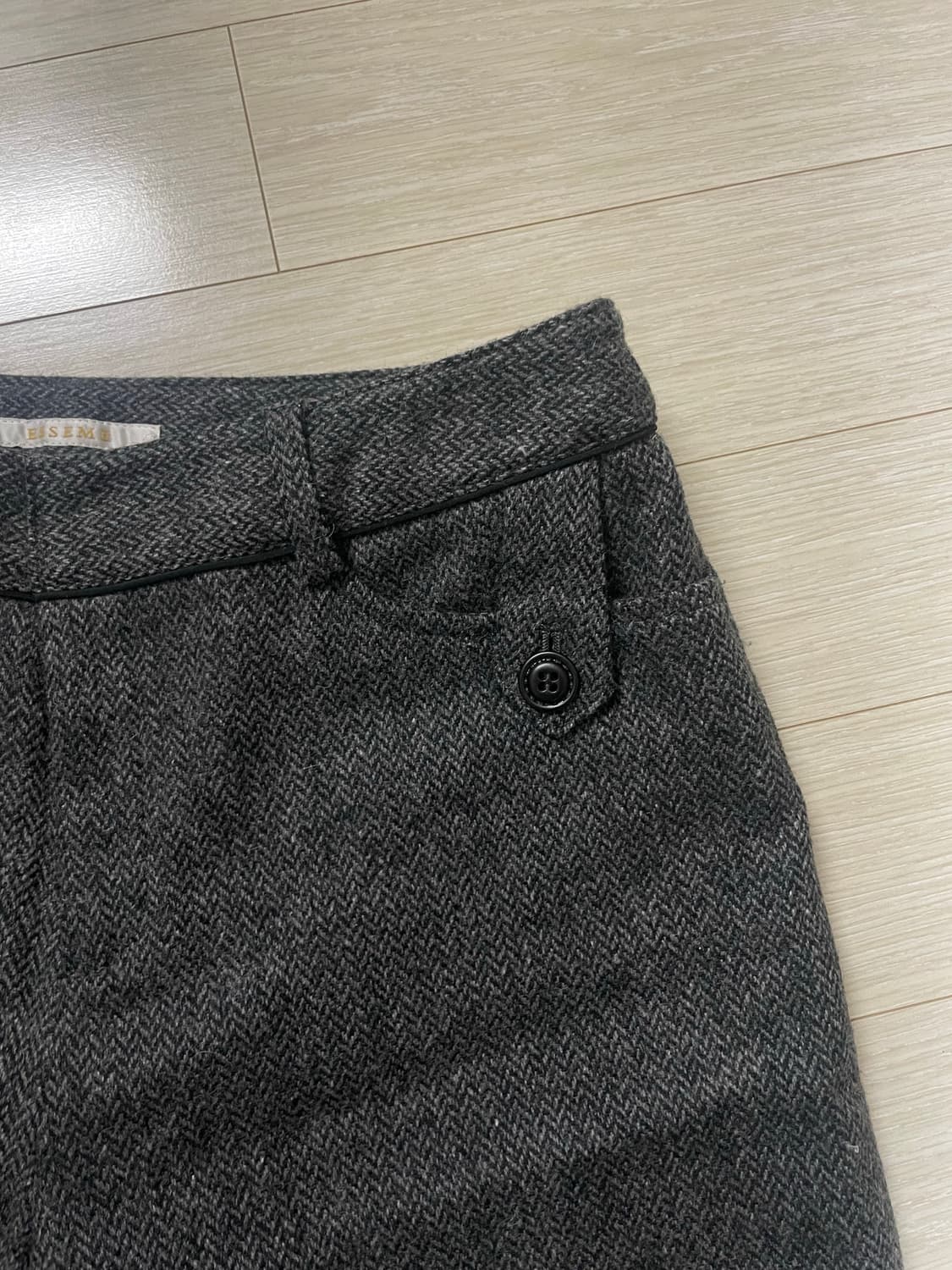 Vintage 울 폴리 카프리팬츠 버뮤다 하프팬츠 상품이미지4