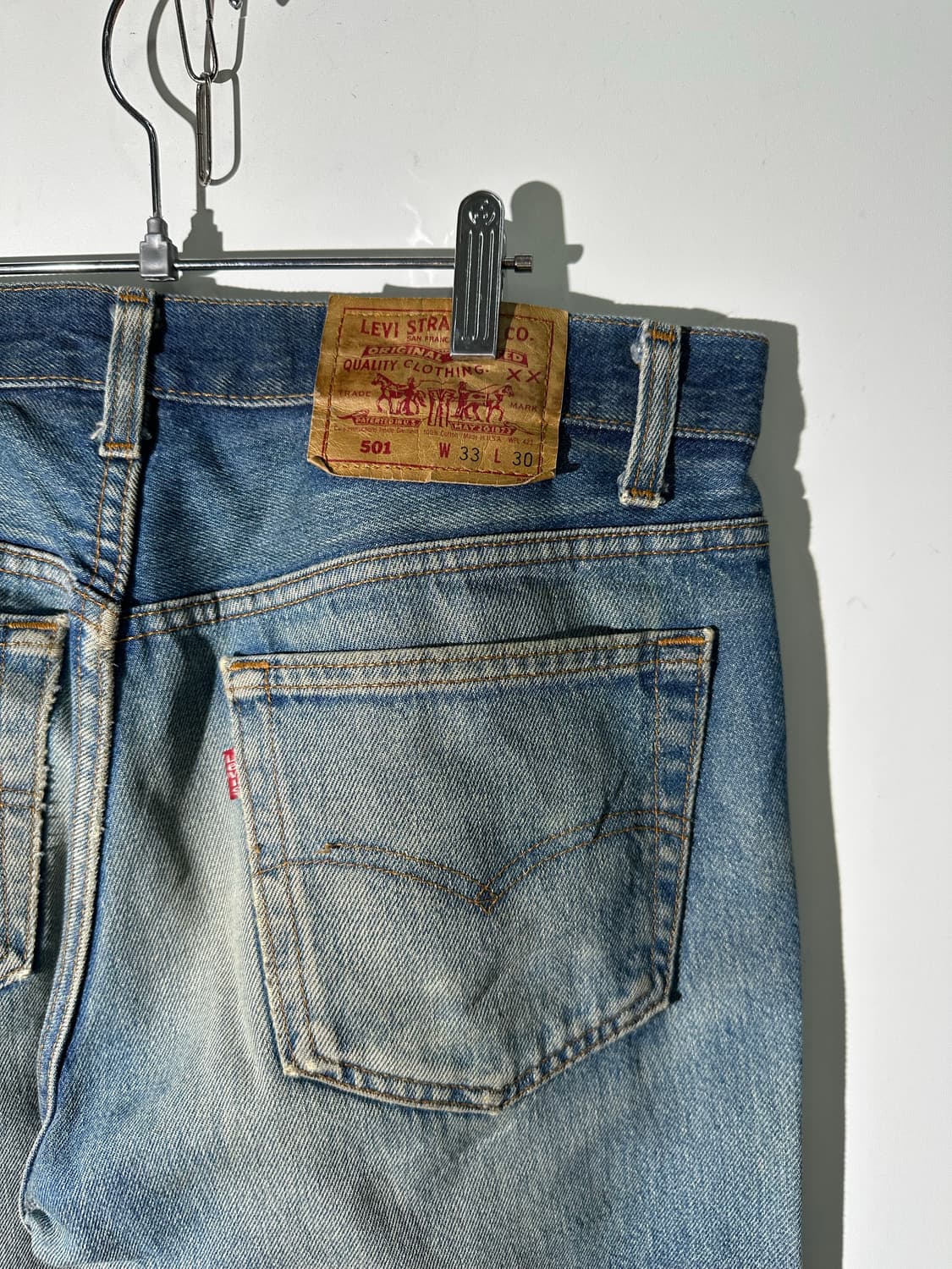 levi's 리바이스 90s 미국제 501 데님 팬츠 33 상품이미지6