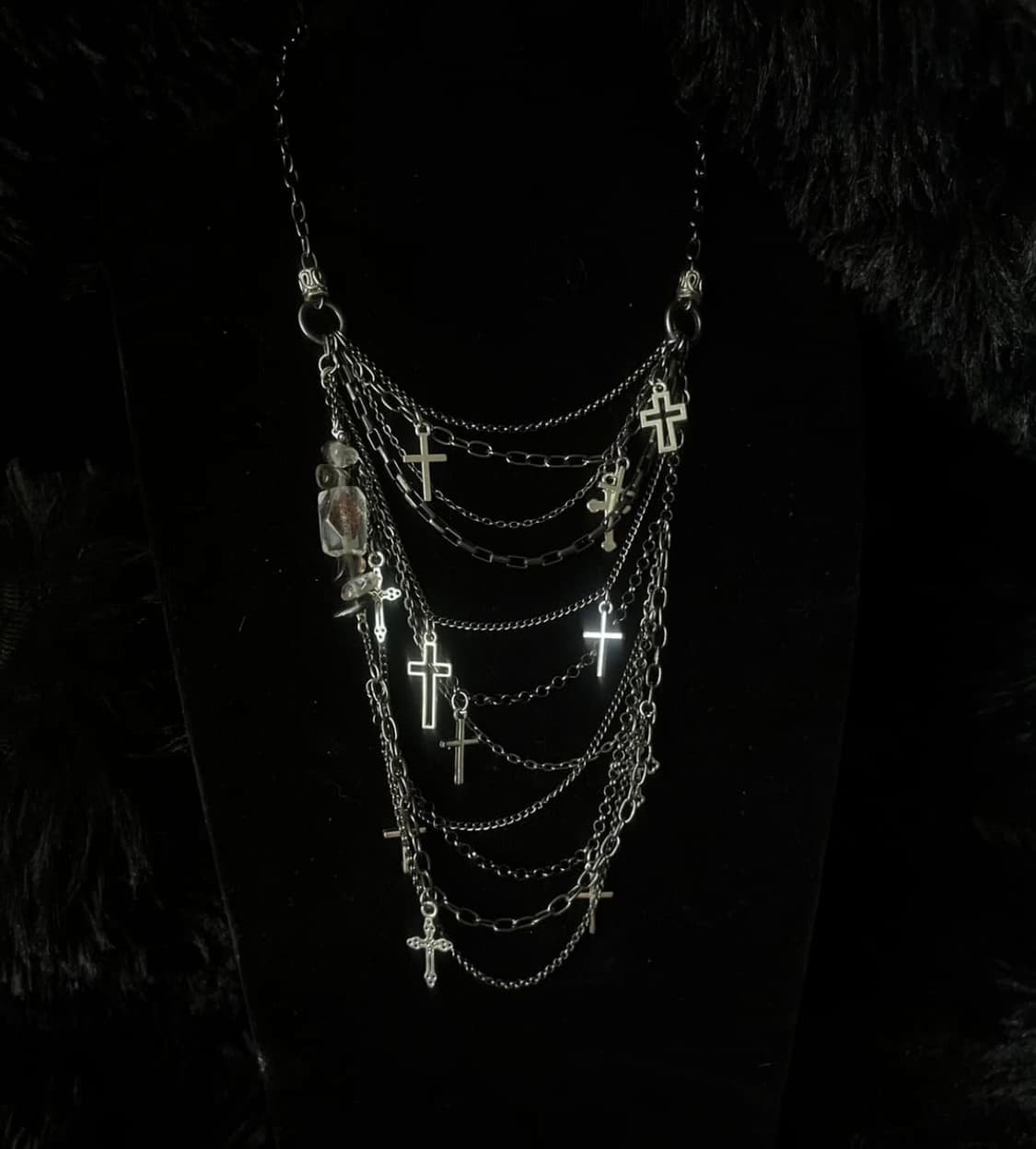 Layering cross custom necklaece 상품이미지3