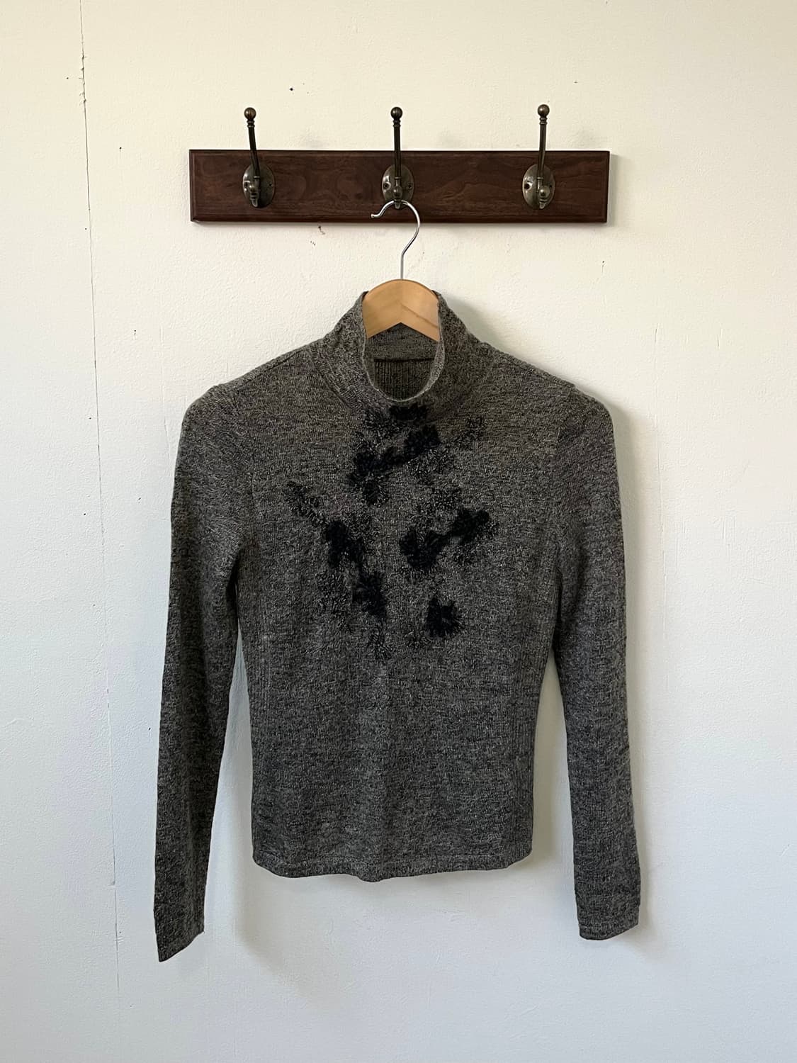 ville d azur 플라워 터틀넥 상품이미지1